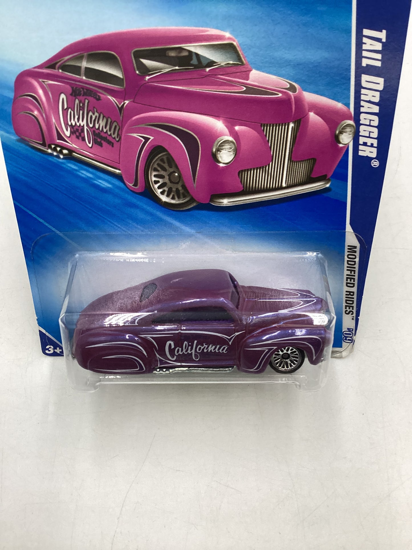 2009 Hot Wheels #157 Tail Dragger Purple 56E