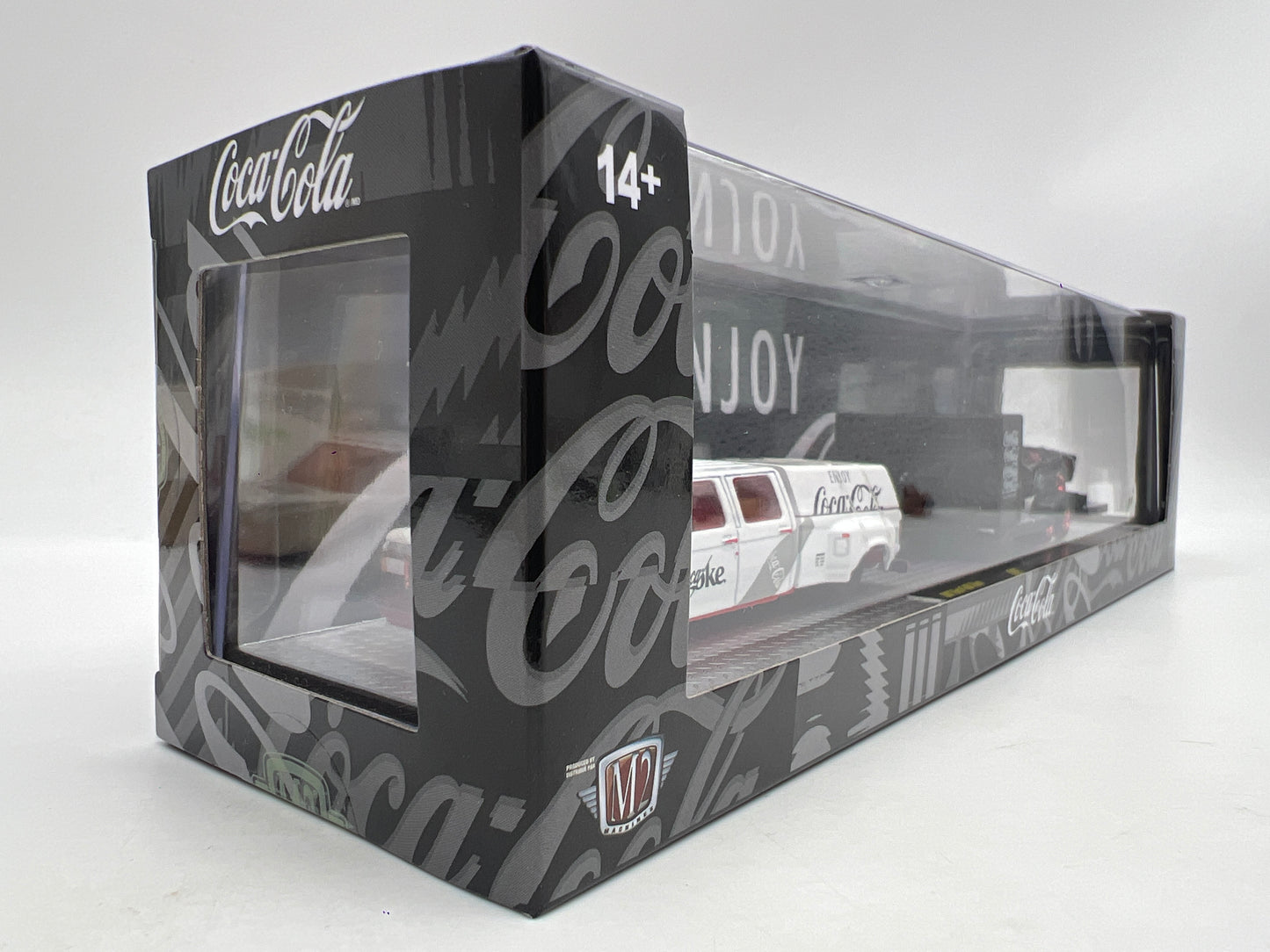 M2 Machines Haulers S05 CHASE Coca Cola 1987 Ford F-350 Truck & 1966 Ford GT40 MK II