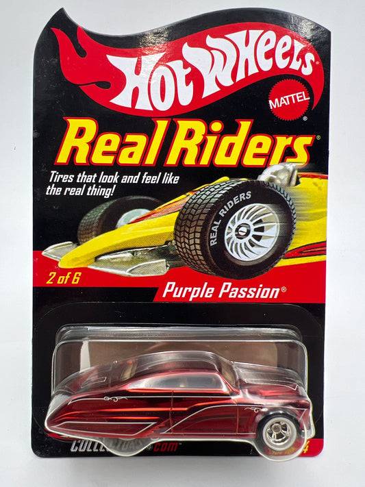 2004 Hot Wheels RLC Real Riders Series 4 #2 Purple Passion Red W/Protector