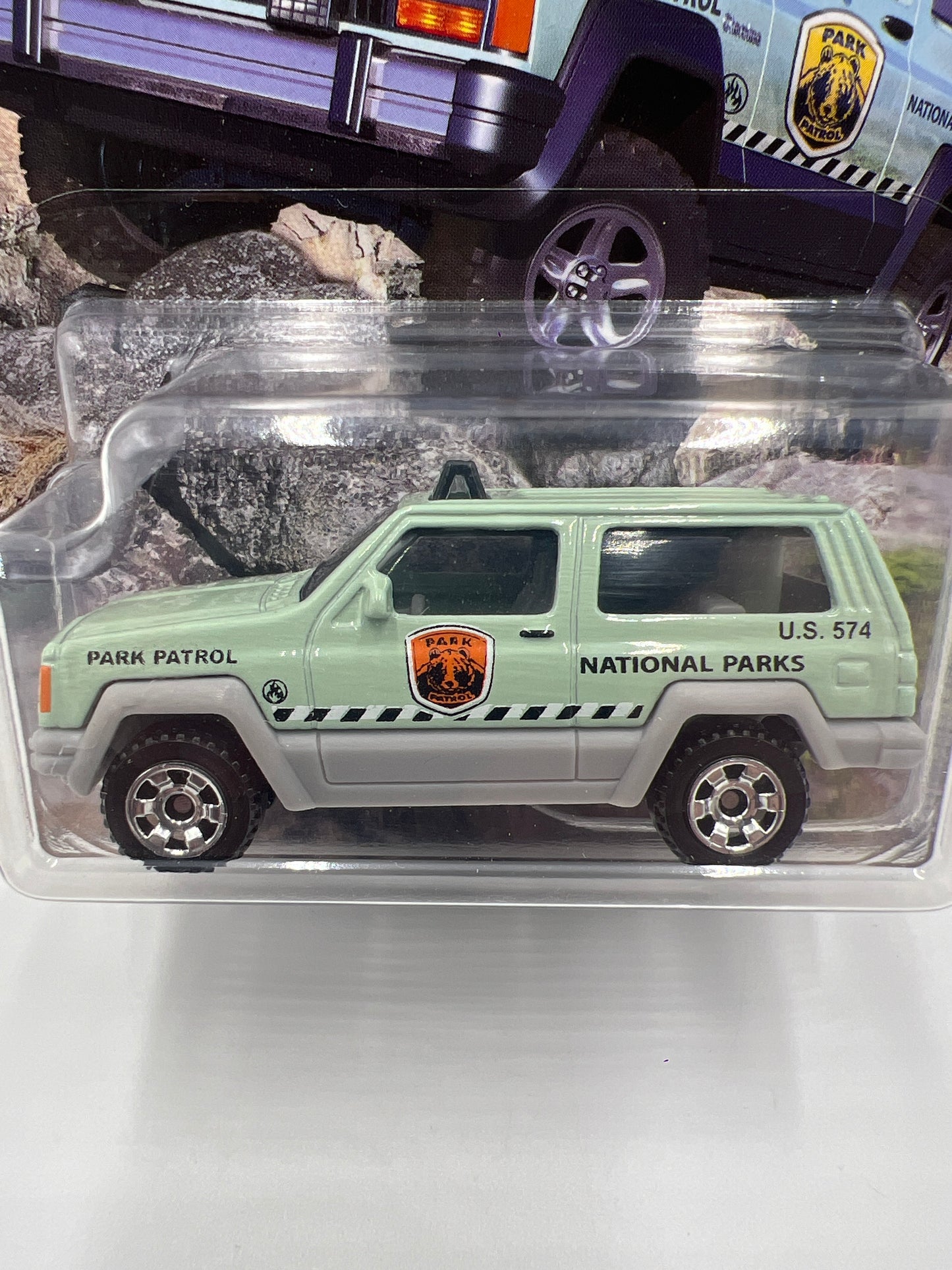 Matchbox Jeep Series Jeep Cherokee National Parks Park Patrol Green