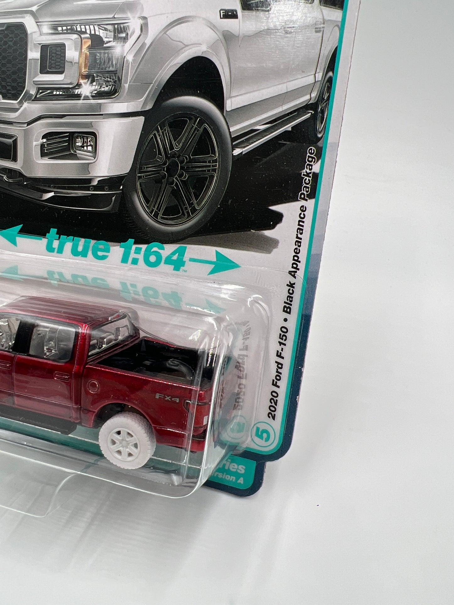 2025 Auto World Muscle Trucks CHASE Release 1 Version A 2020 Ford F-150 Black Appearance Package Ultra Red