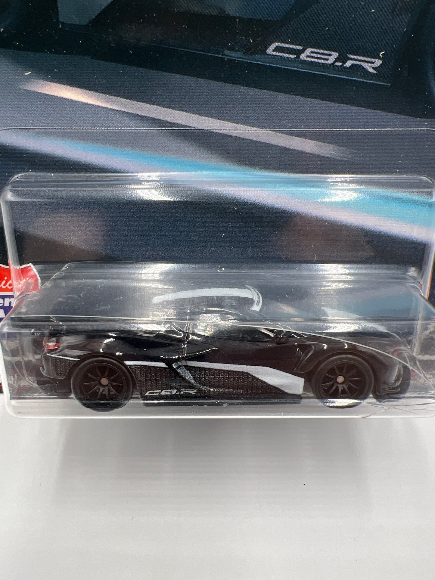 Hot Wheels Premium Car Culture American Scene CHASE #0 Corvette C8.R Black W/Protector Bad Card
