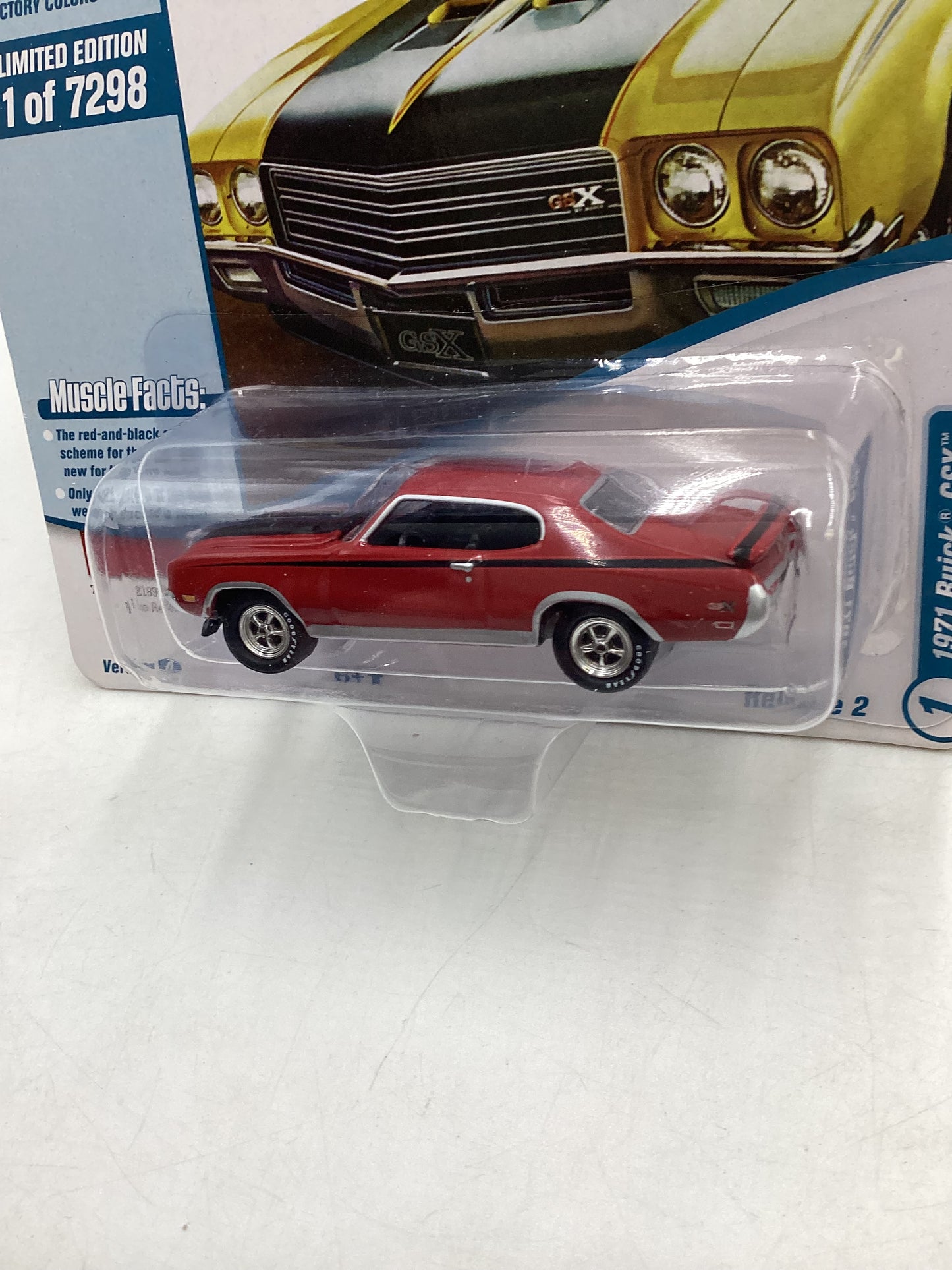 Johnny Lightning Muscle Cars USA 1971 Buick GSX Red 229B
