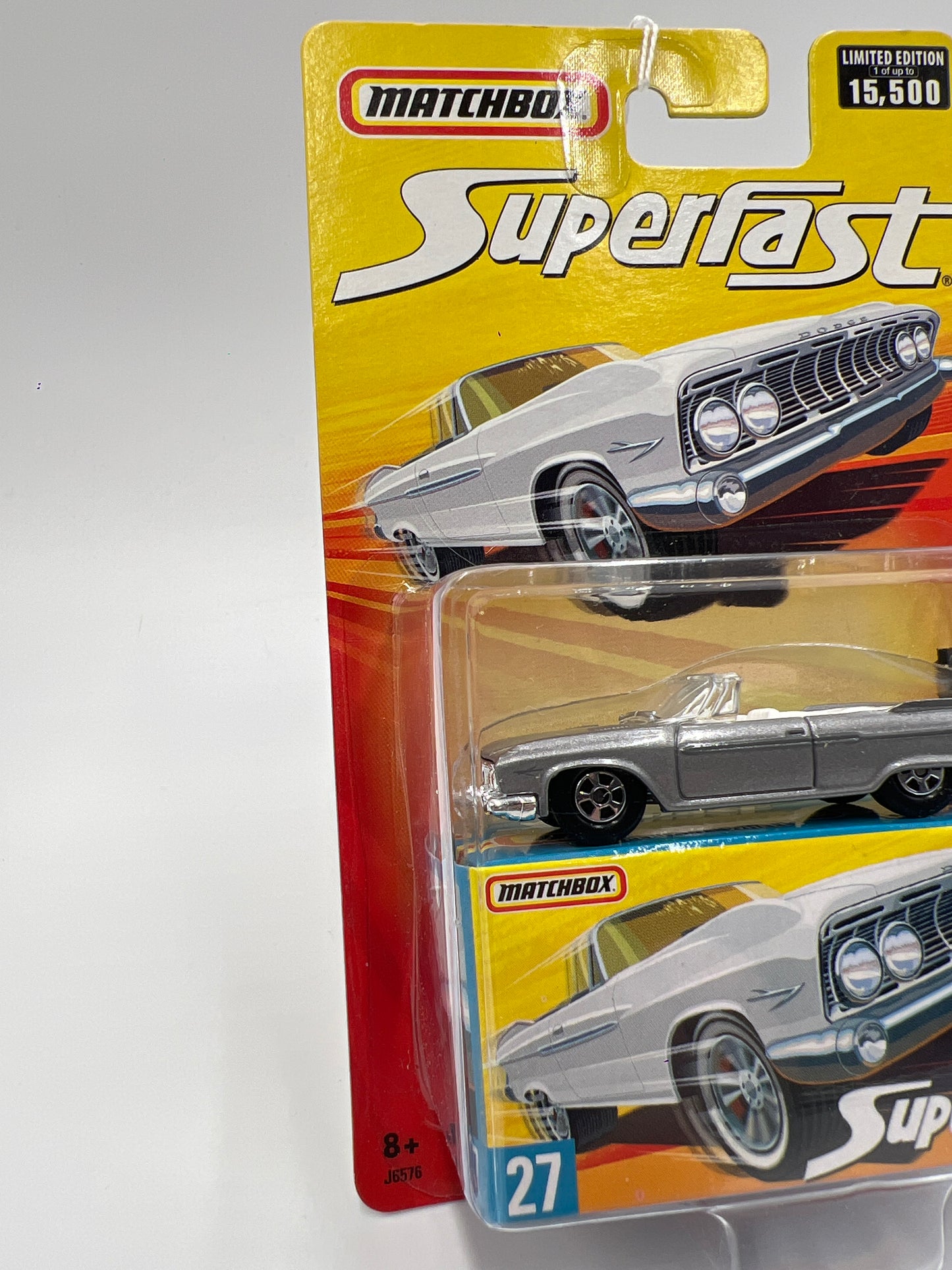 Matchbox Superfast #27 1961 Dodge Dart Phoenix Silver 173D