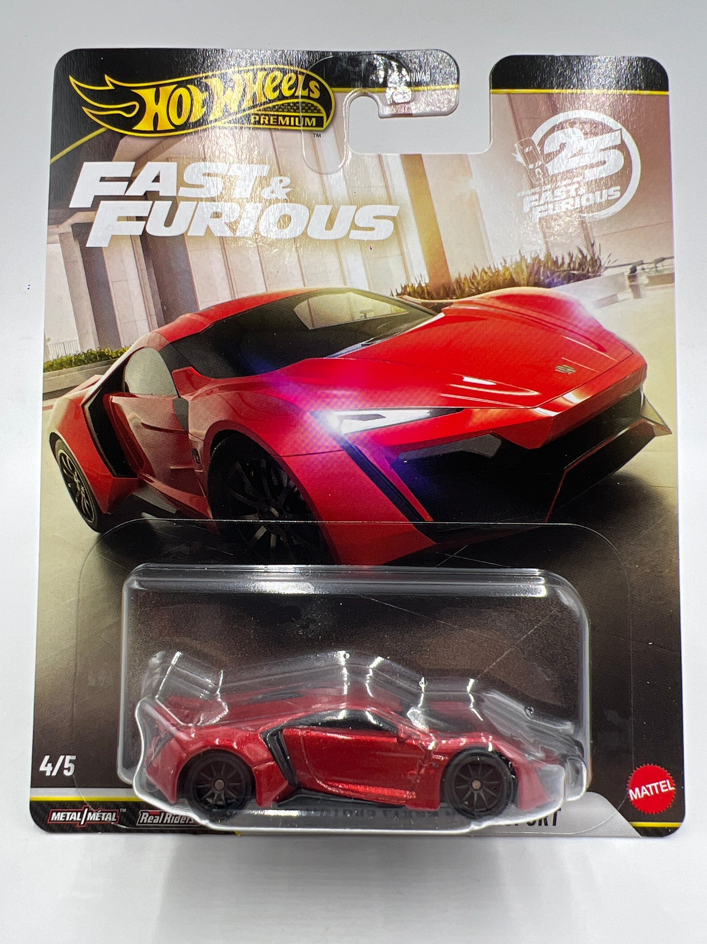 2026 Hot Wheels Premium Fast & Furious 25th Anniversary Complete Set Of 5