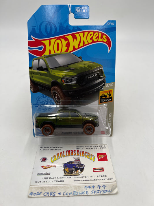 2021 Hot Wheels Baja Blazers #101 2020 Ram 1500 Rebel Green 43F