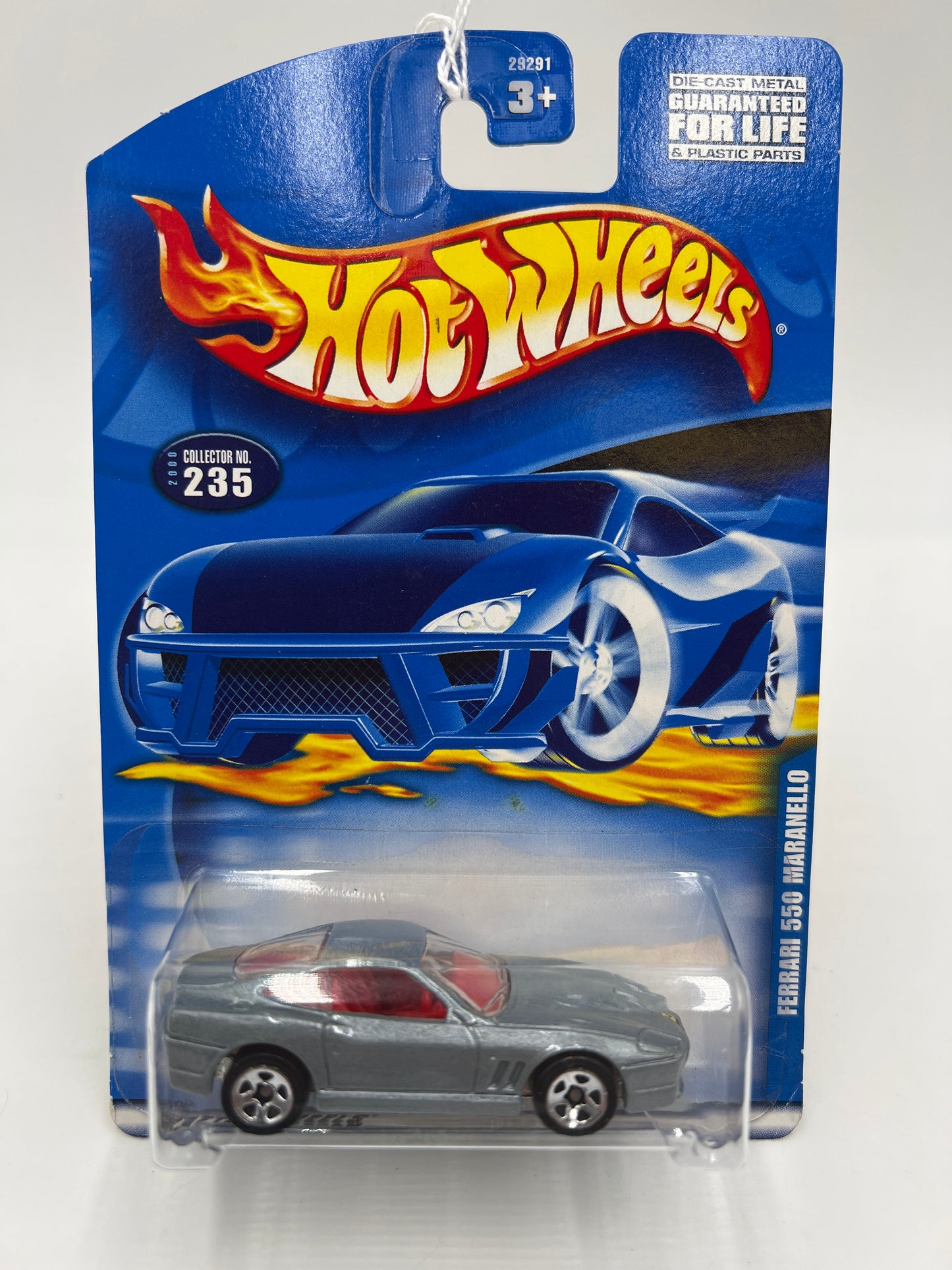 2000 Hot Wheels #235 Ferrari 550 Marlanello Silver