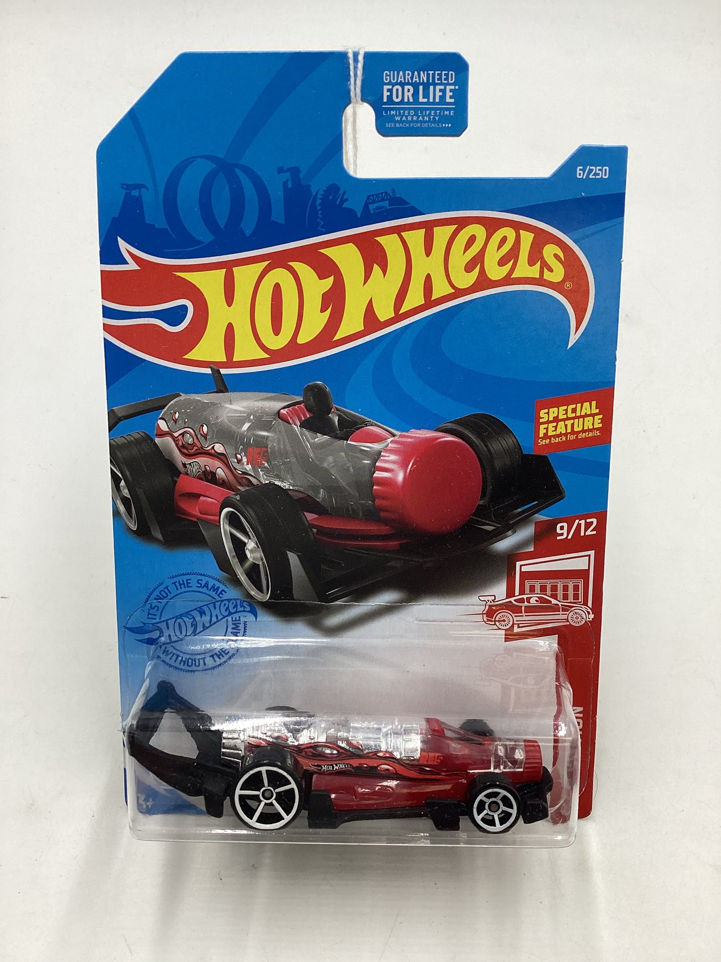 2021 Hot wheels Target Red Edition #6 Carbonator *Cracked Blister*