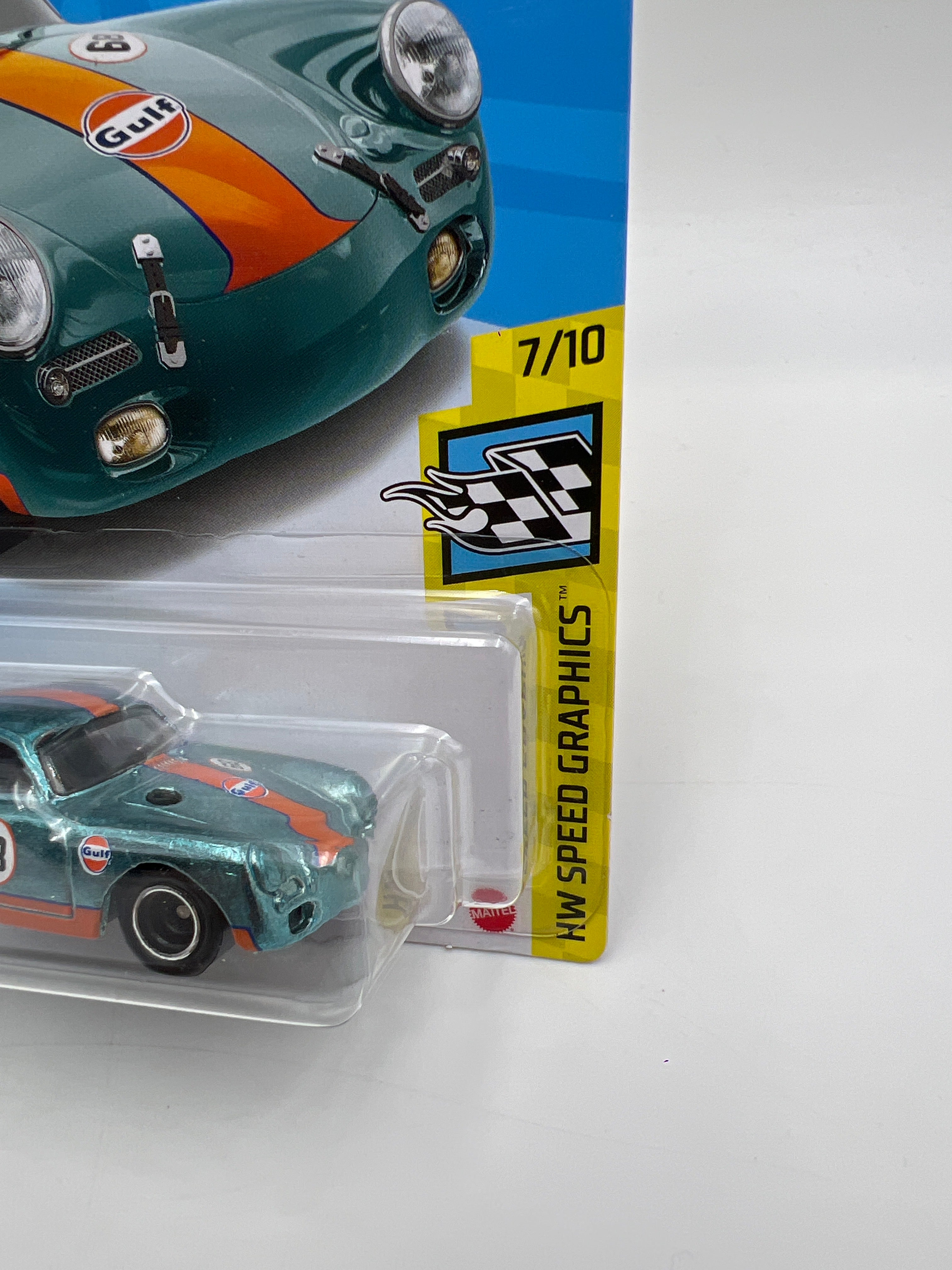 2021 Hot Wheels Super Treasure Hunt #171 Porsche 356 Outlaw Blue