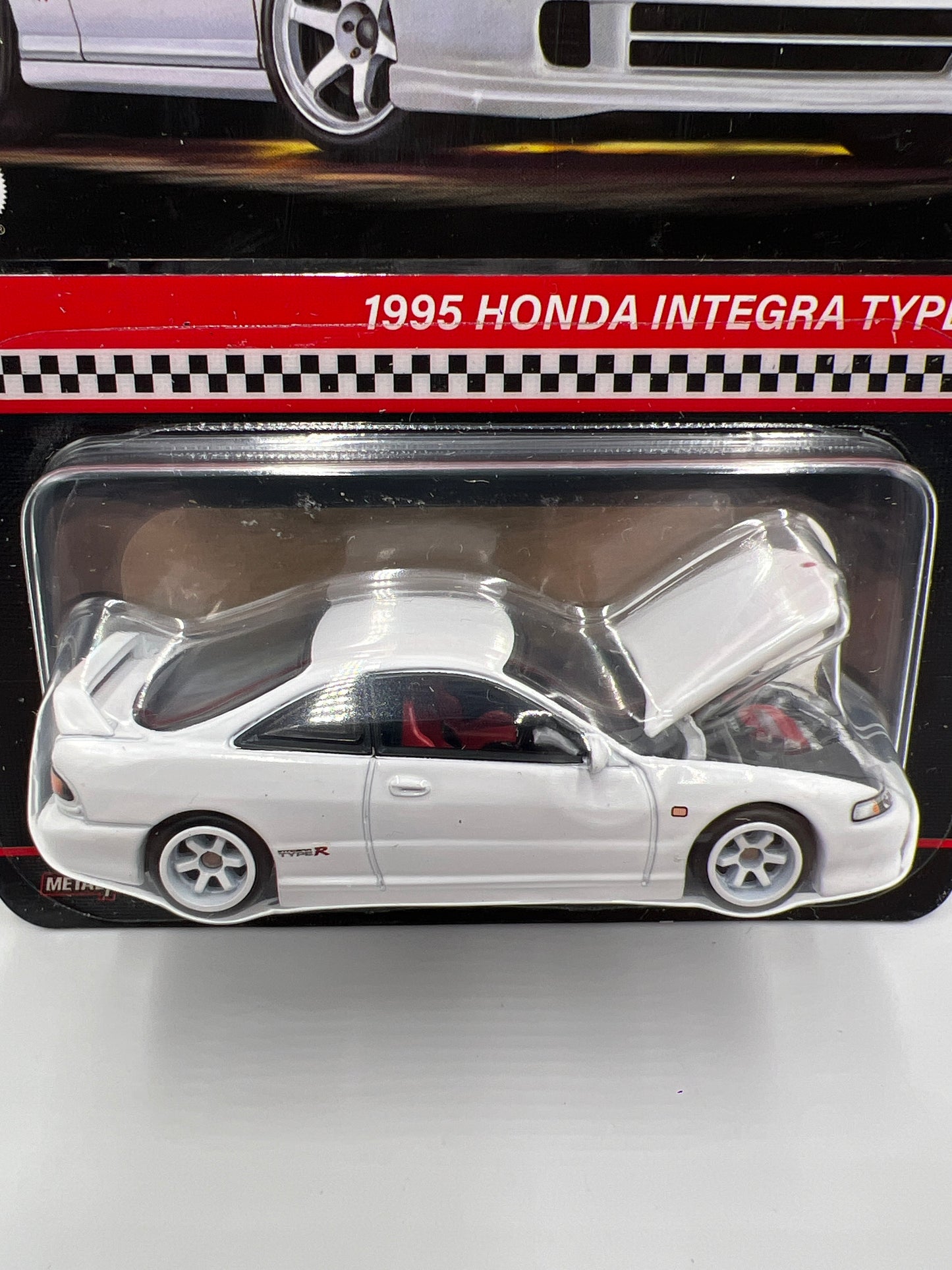 Hot Wheels RLC 1995 Honda Integra Type R White W/Protector