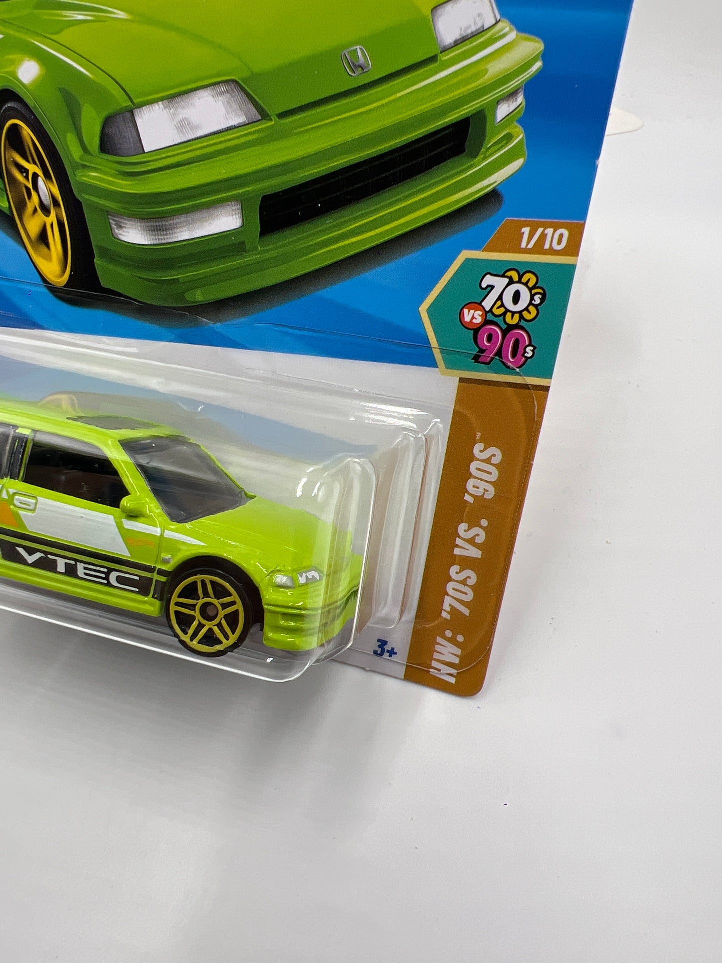 2025 Hot Wheels L Case 70s Vs 90s #28 90 Honda Civic EF Green 77B