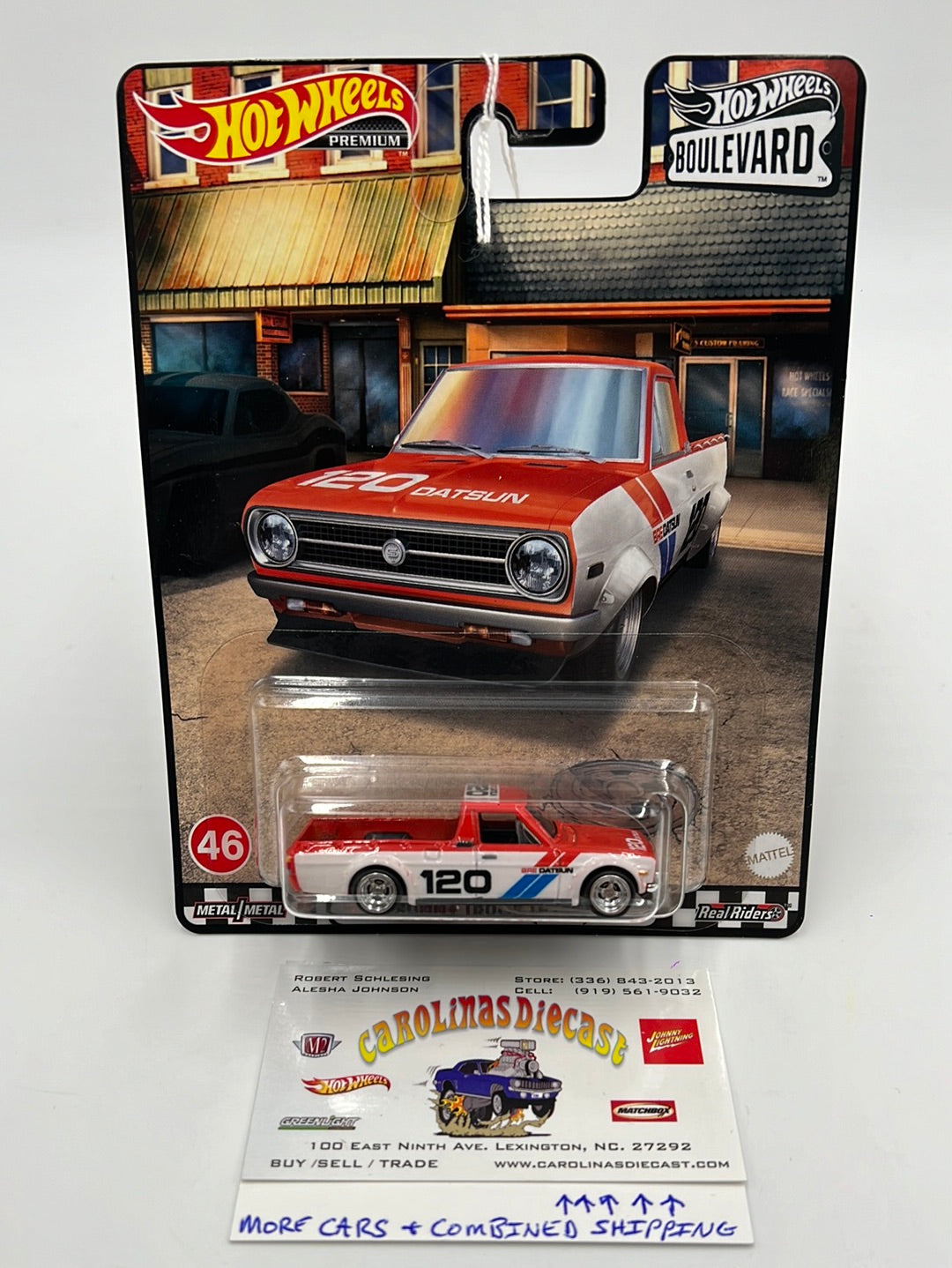 Hot Wheels Premium Boulevard #46 ‘75 BRE Datsun Sunny Truck (B120) 265H