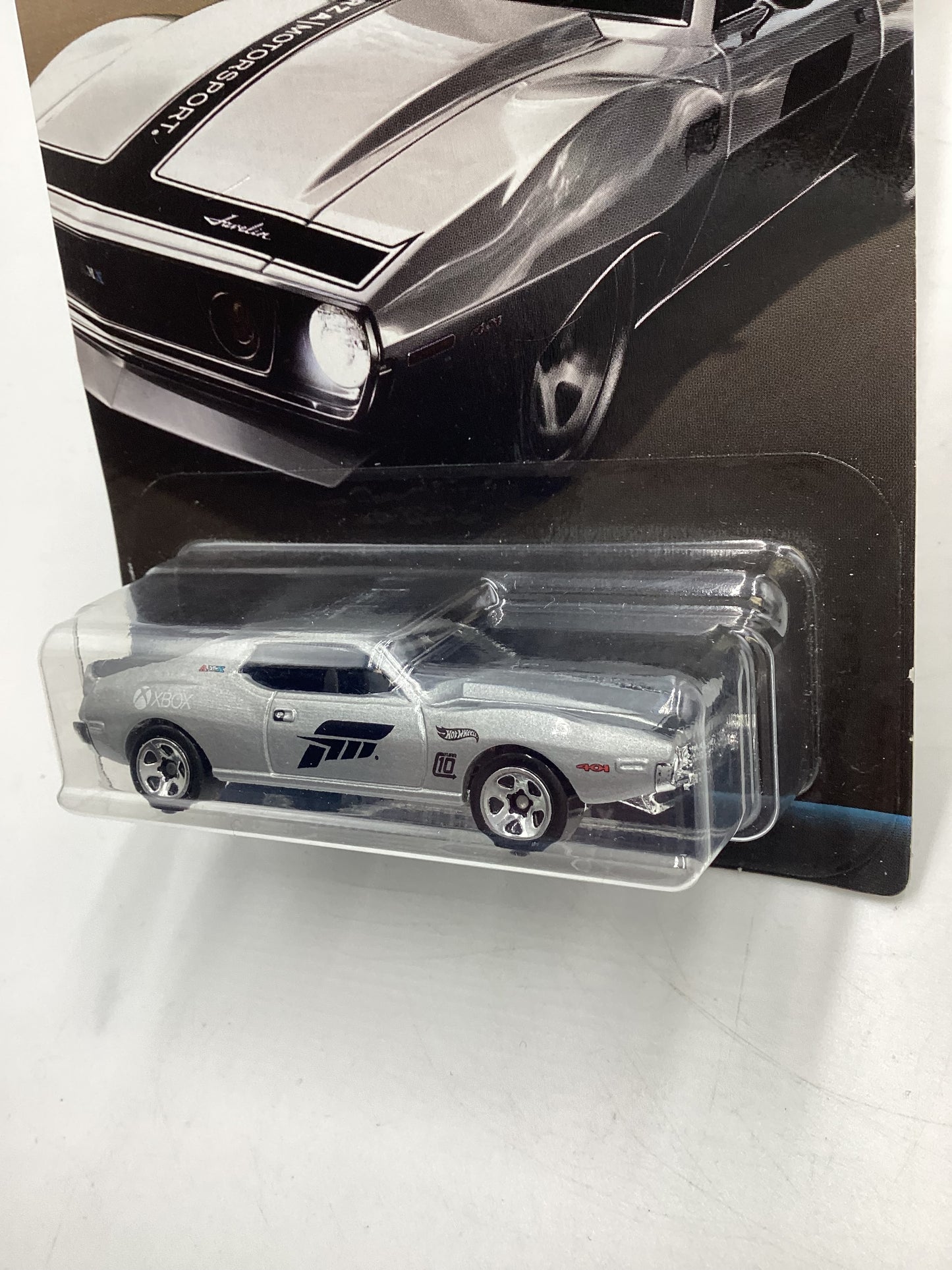 2017 Hot Wheels Forza Motorsport #6 AMC Javelin AMX Silver 154C