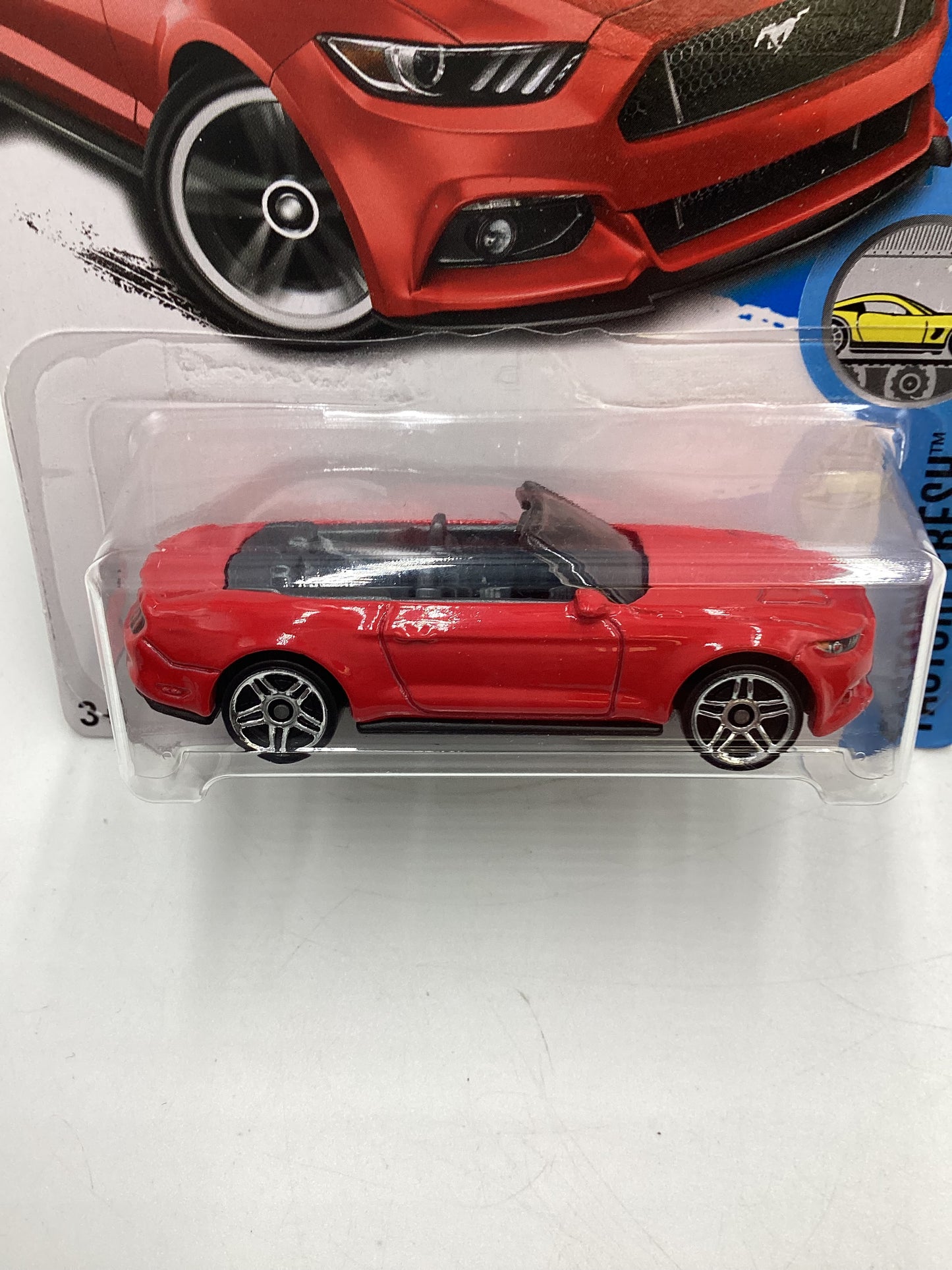 2017 Hot Wheels Factory Fresh #7 2015 Ford Mustang GT Convertible Red