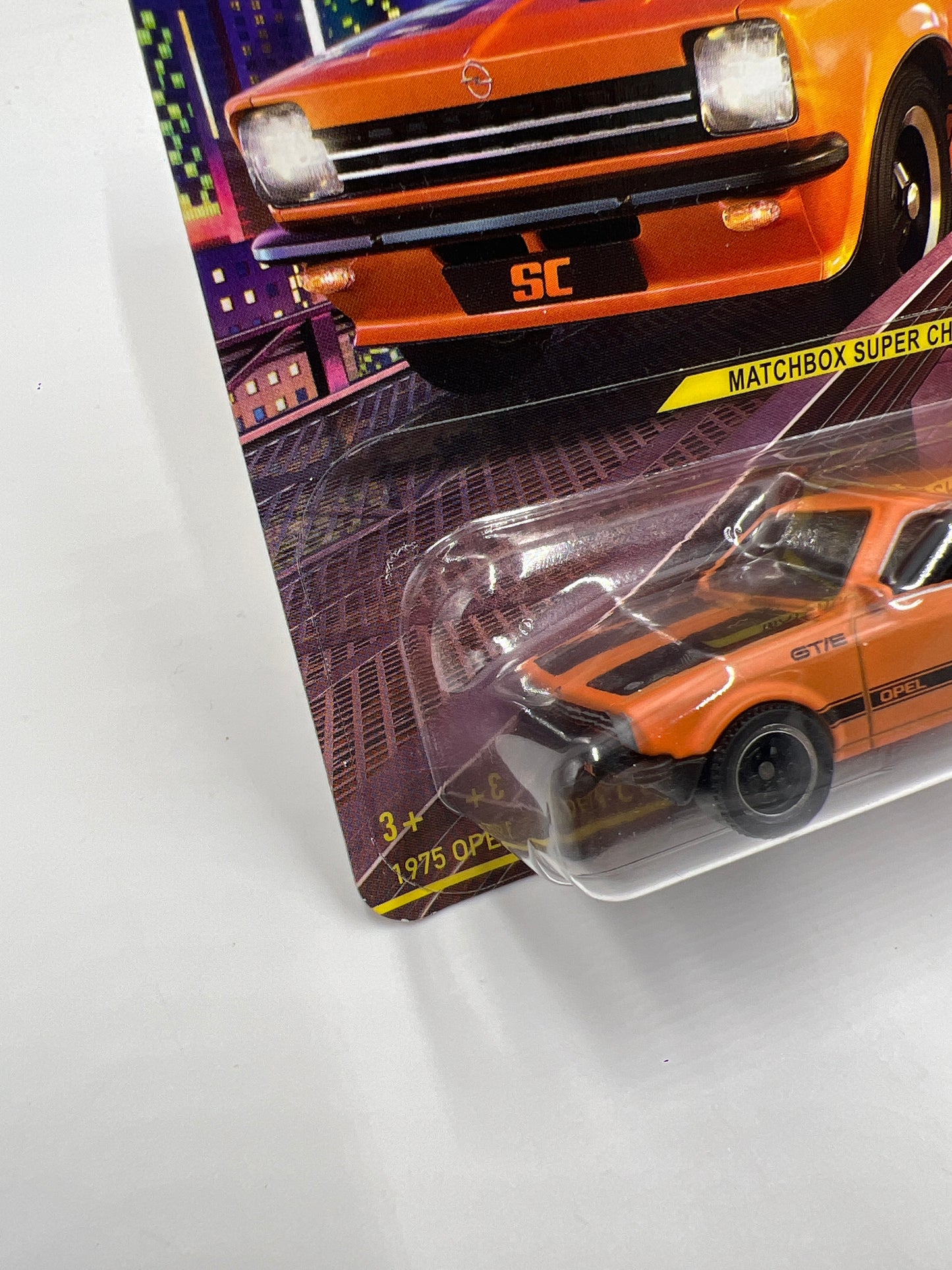 2024 Matchbox Super Chase 1975 Opel Kadett C GT-E Orange W/Protector
