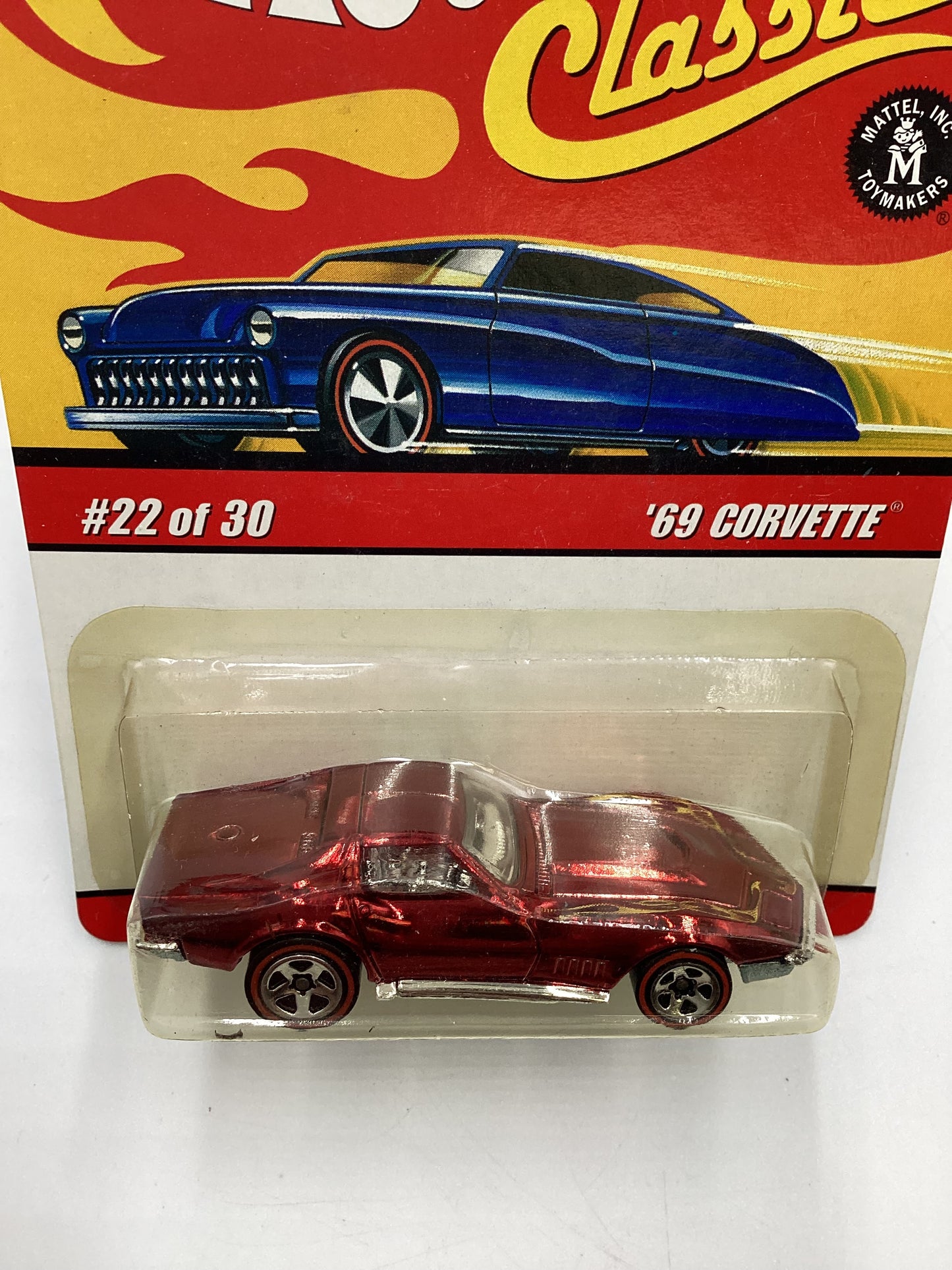 Hot wheels Classics Series 3 #22 69 Corvette Red SR