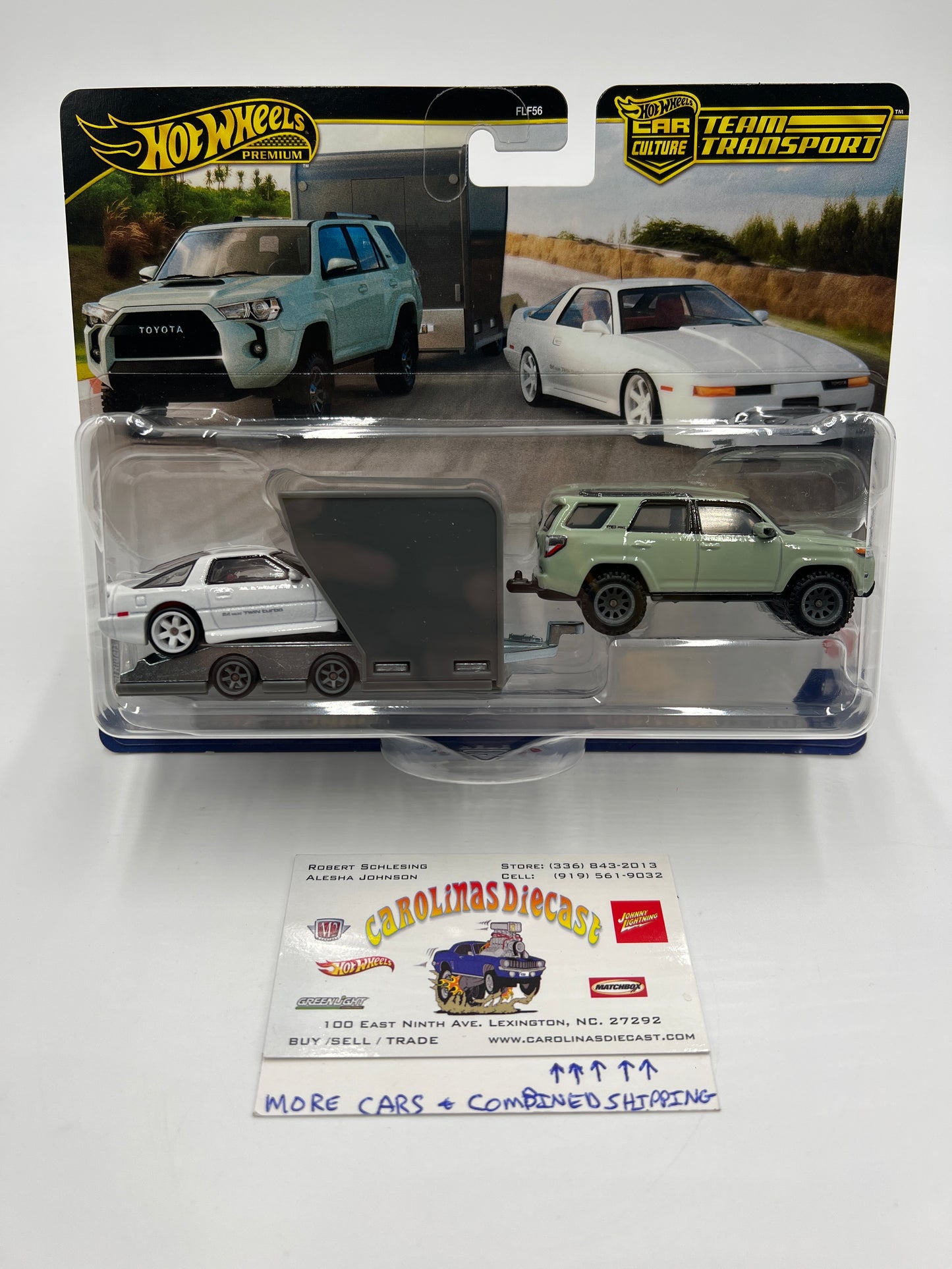 2024 Hot Wheels Team Transport #72 18 Toyota 4Runner & 89 Toyota Supra W/Protector 278C