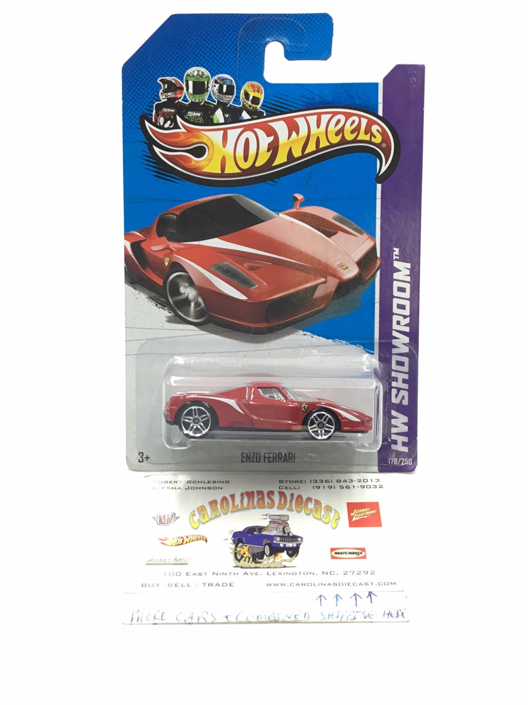 2013 Hot wheels #178 Enzo Ferrari