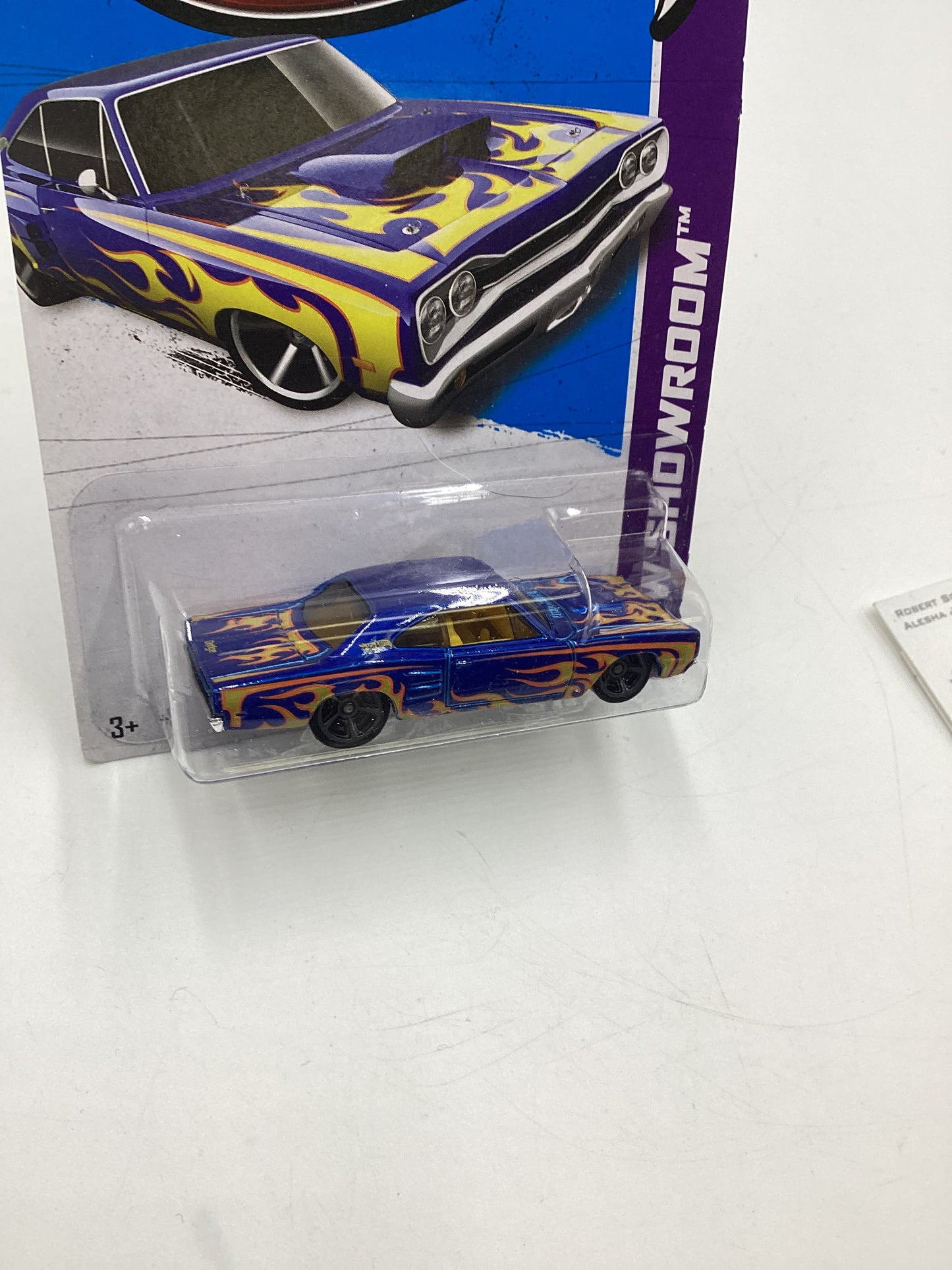 2013 Hot Wheels #212 69 Dodge Coronet Superbee Blue 51D