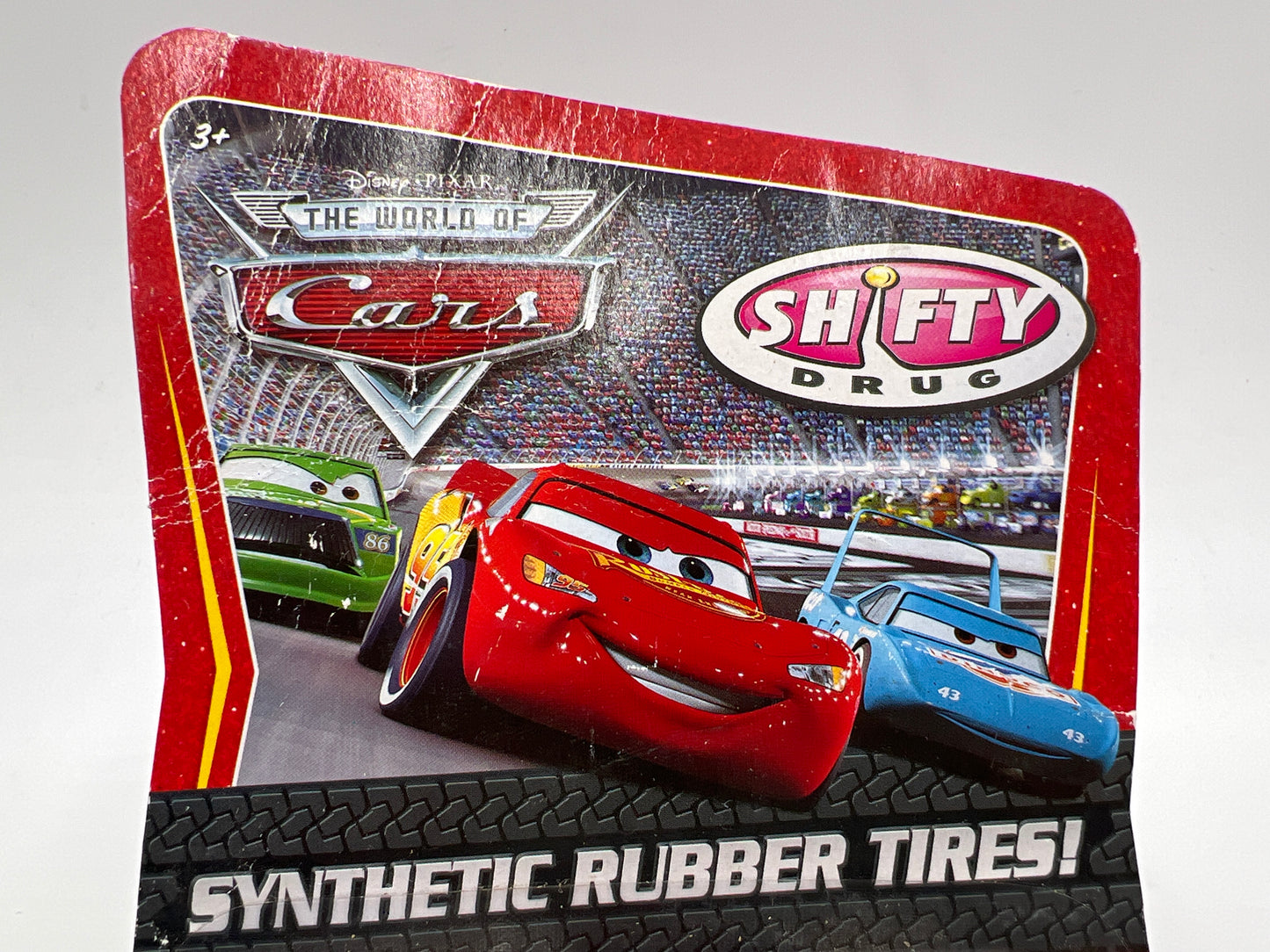 Disney Pixar The World Of Cars Rubber Tires Shifty Drug No 35 Bad Cards 139i