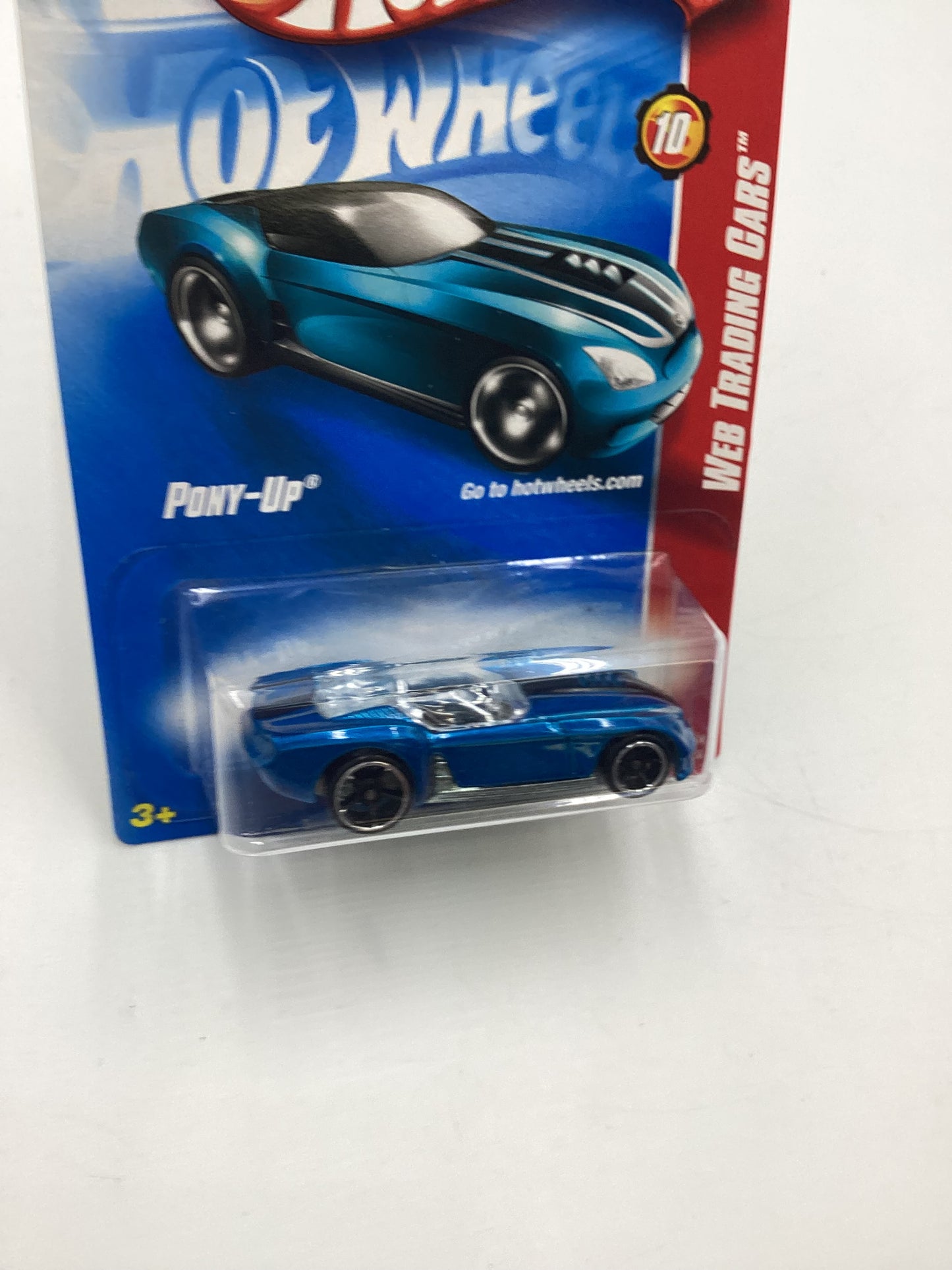 2008 Hot Wheels Web Trading Cars #86 Pony-Up Blue AA2