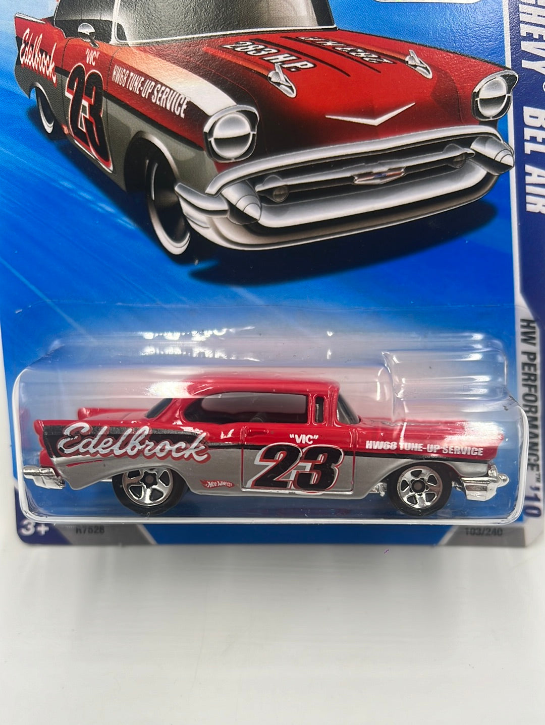 2010 Hot Wheels Performance Factory Sealed ‘57 Bel Air Kmart Exclusive Red 103/240