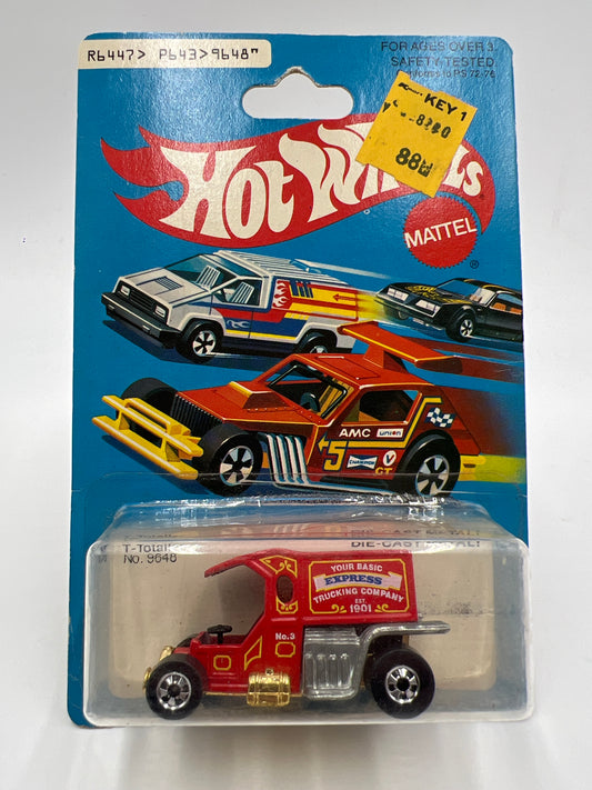 Hot Wheels Original 1979 #9648 T-Totaller Red W/Protector