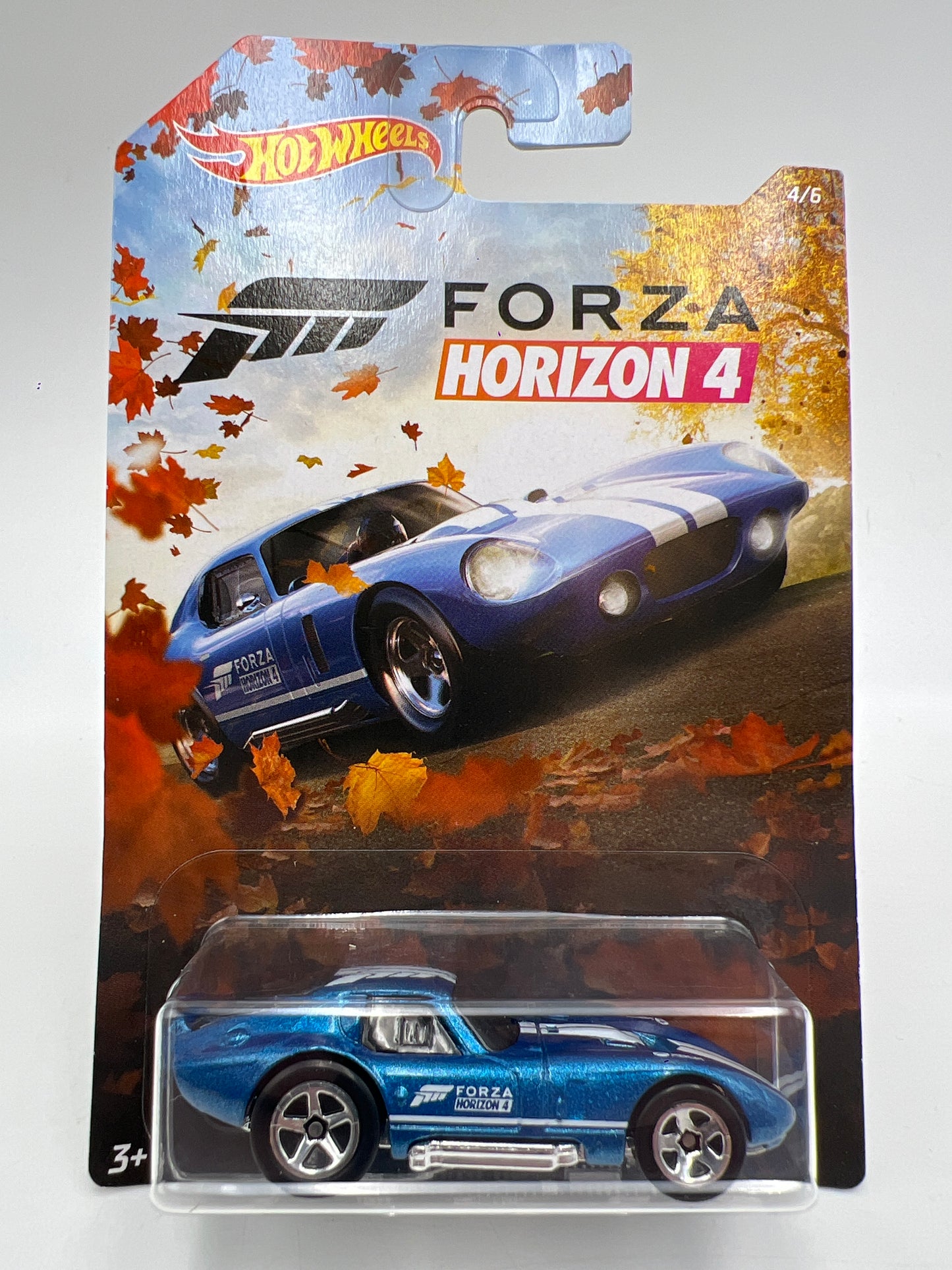 Hot Wheels Forza Horizon 4 #4 Shelby Cobra Daytona Coupe 167A