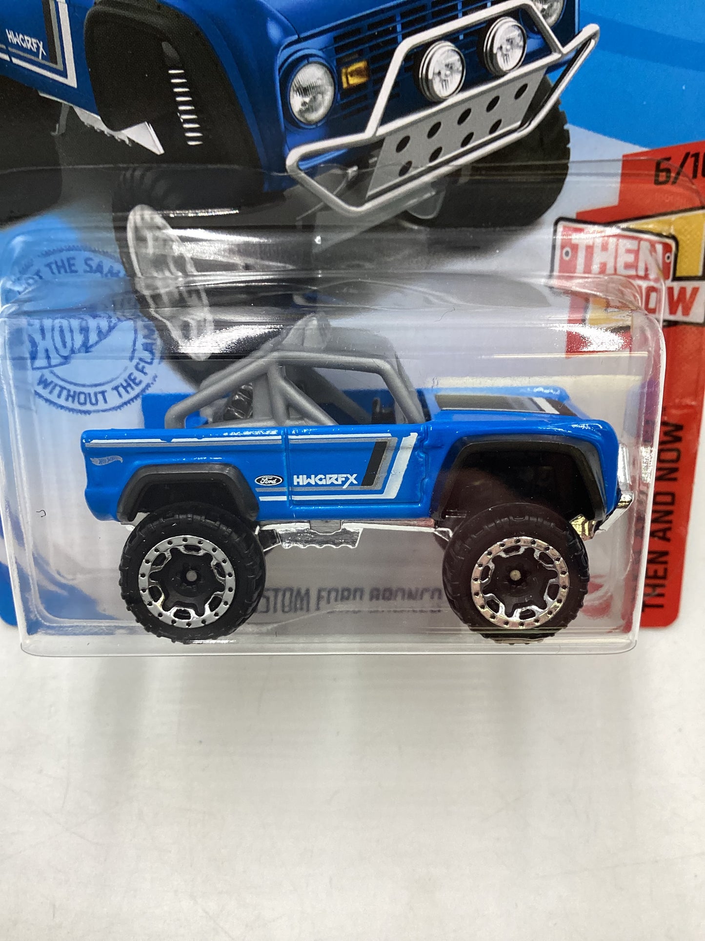 2021 Hot Wheels #163 Custom Ford Bronco Blue 35H