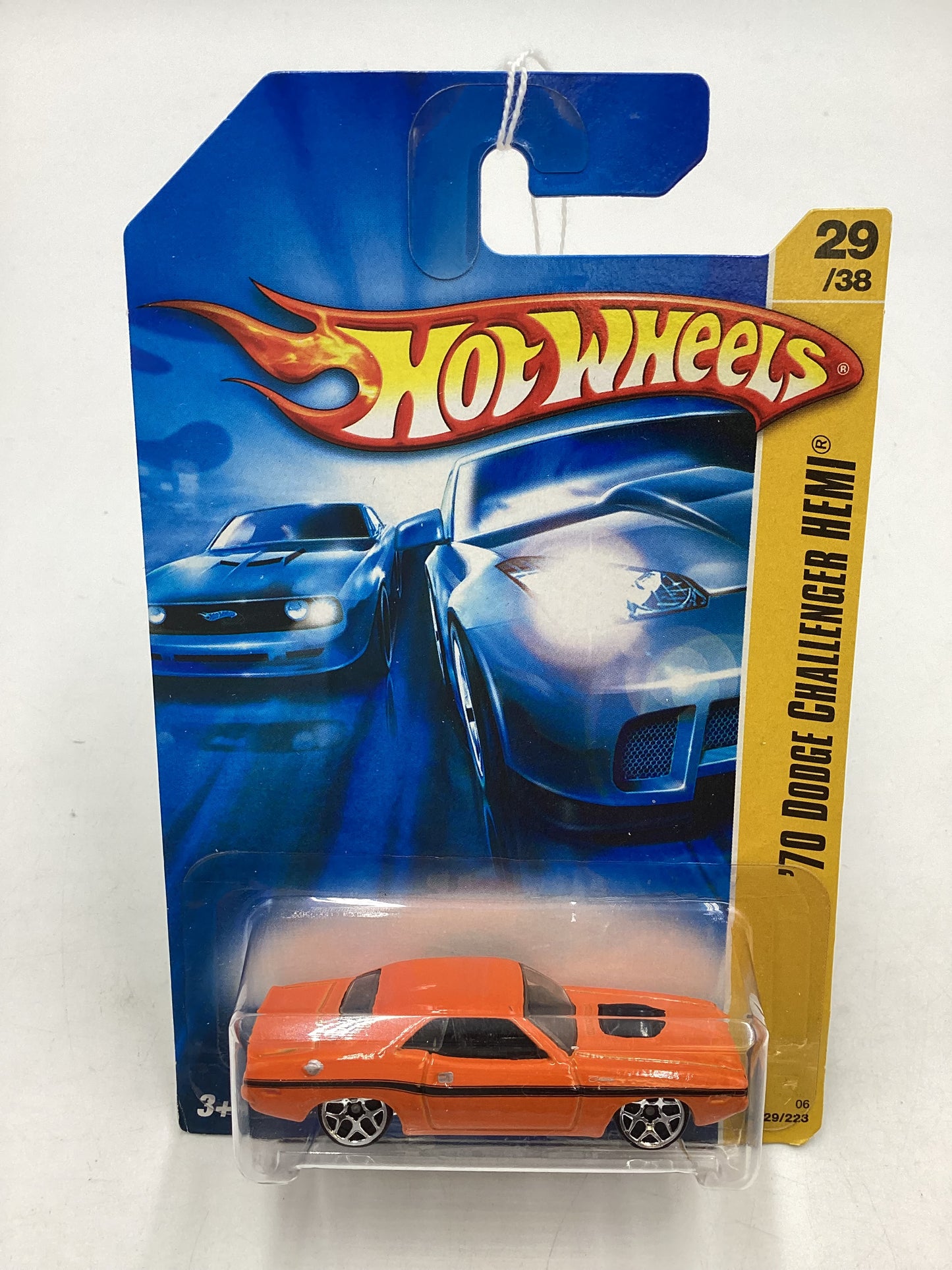 2007 Hot Wheels #029 Orange 70 Dodge Challenger Hemi 42D