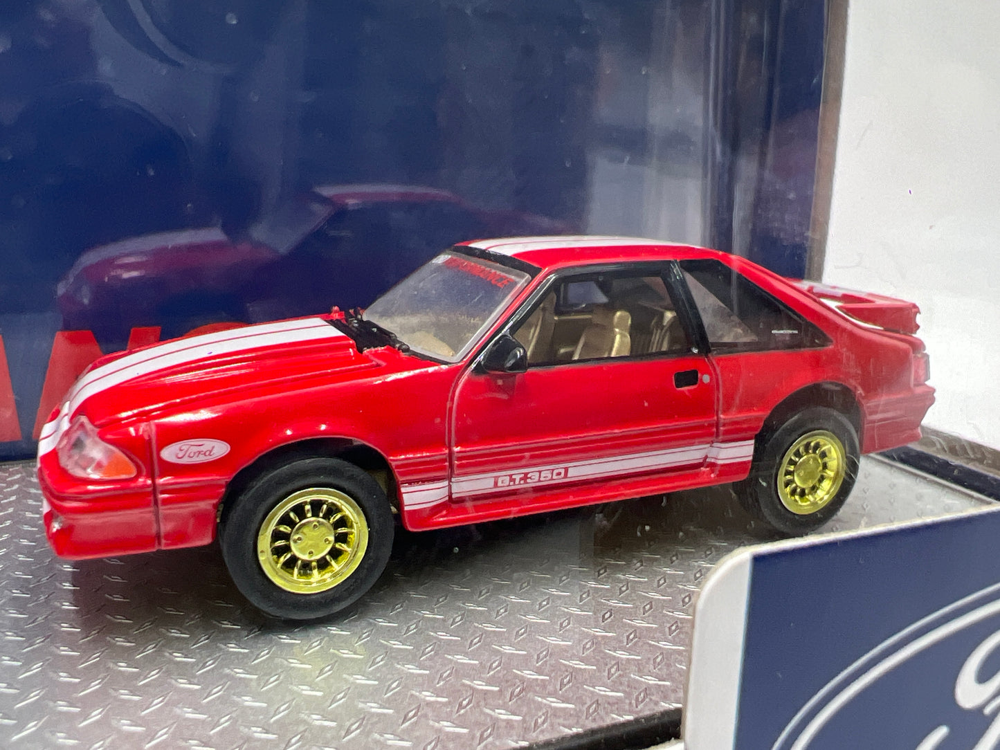 M2 Machines Auto Haulers Walmart Exclusive CHASE 1987/1988 Ford Mustang GT Custom S38