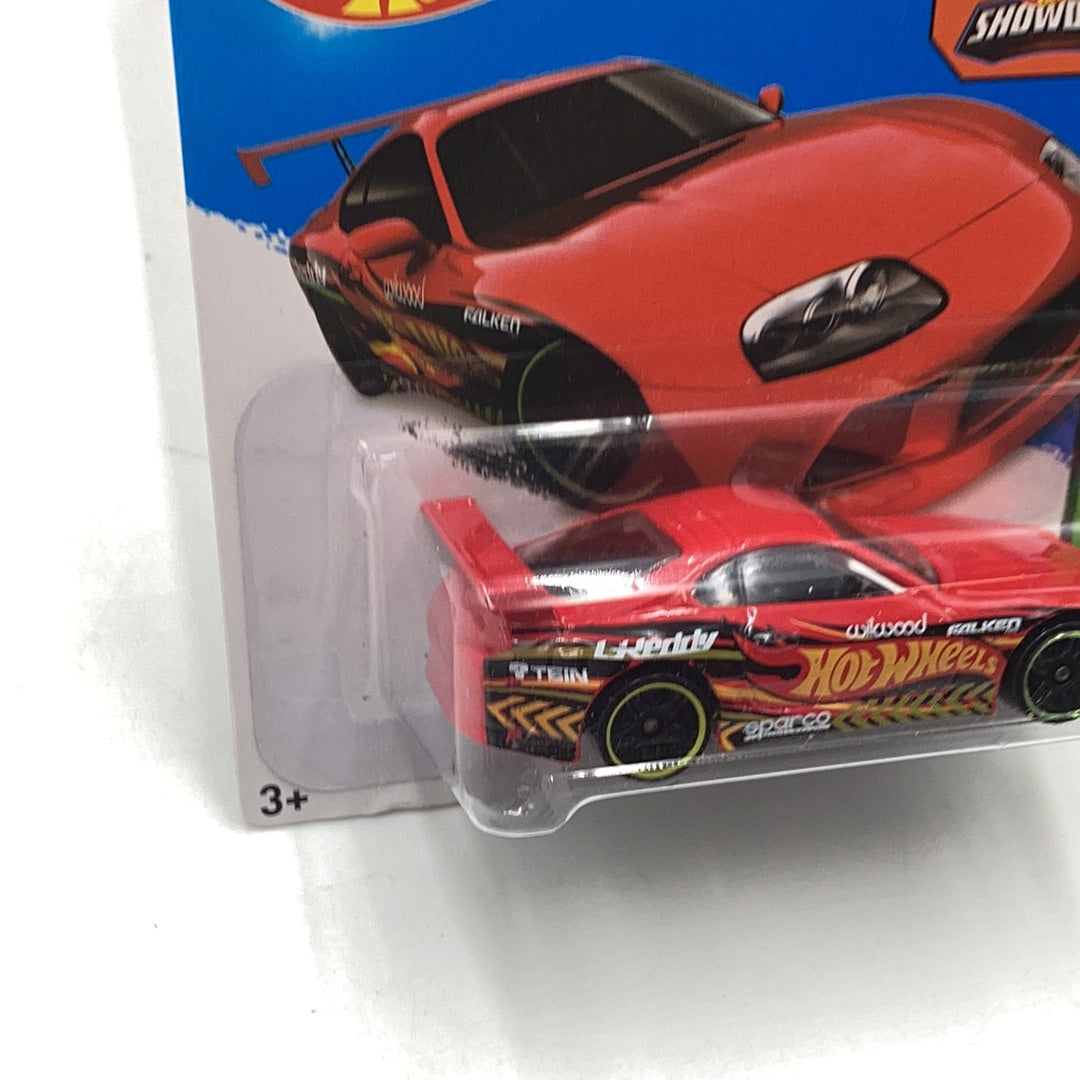 2015 Hot wheels #201 Toyota Supra short card with protector