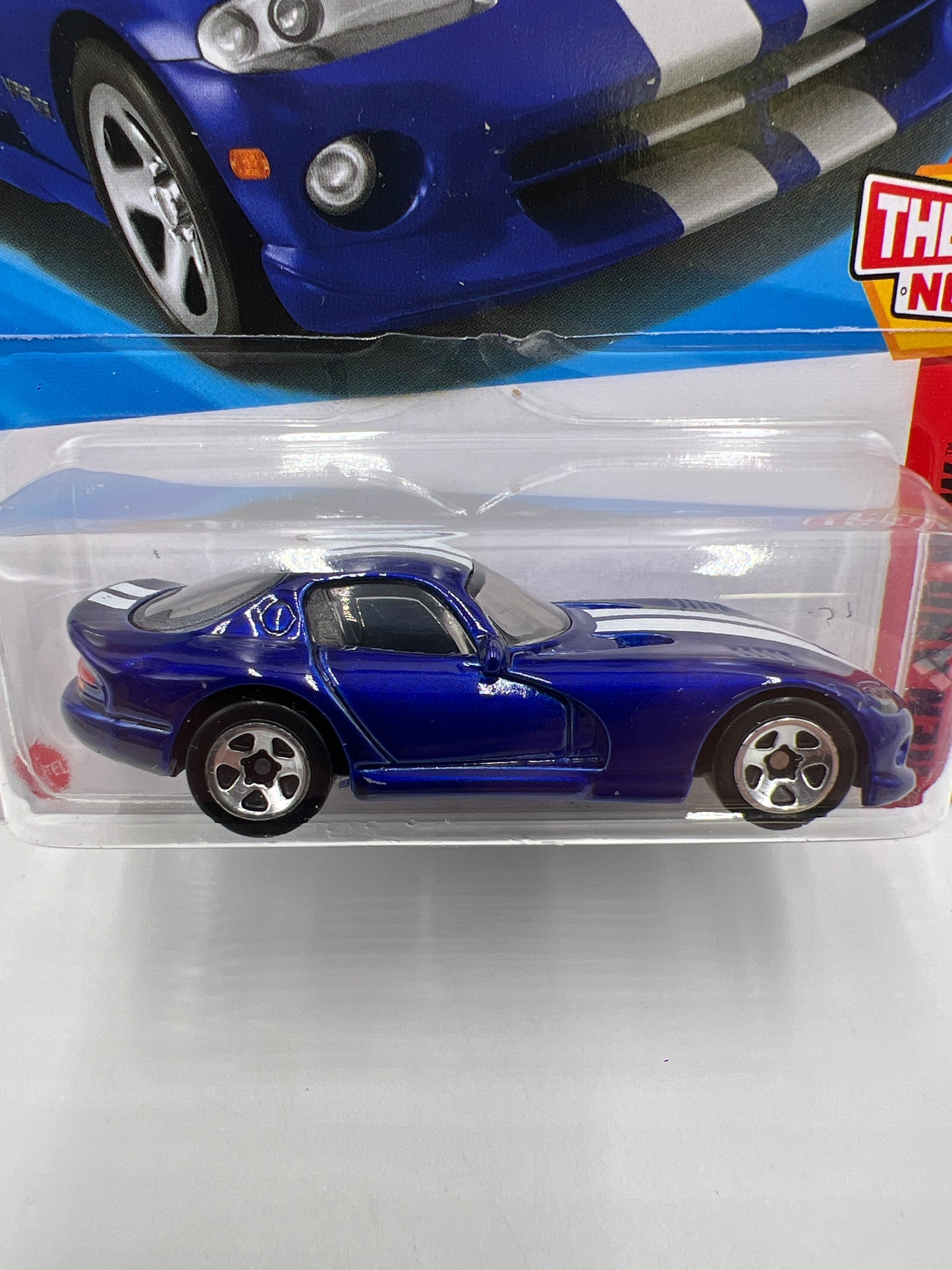 2025 Hot Wheels J Case Then And Now #176 96 Dodge Viper GTS Blue 53C