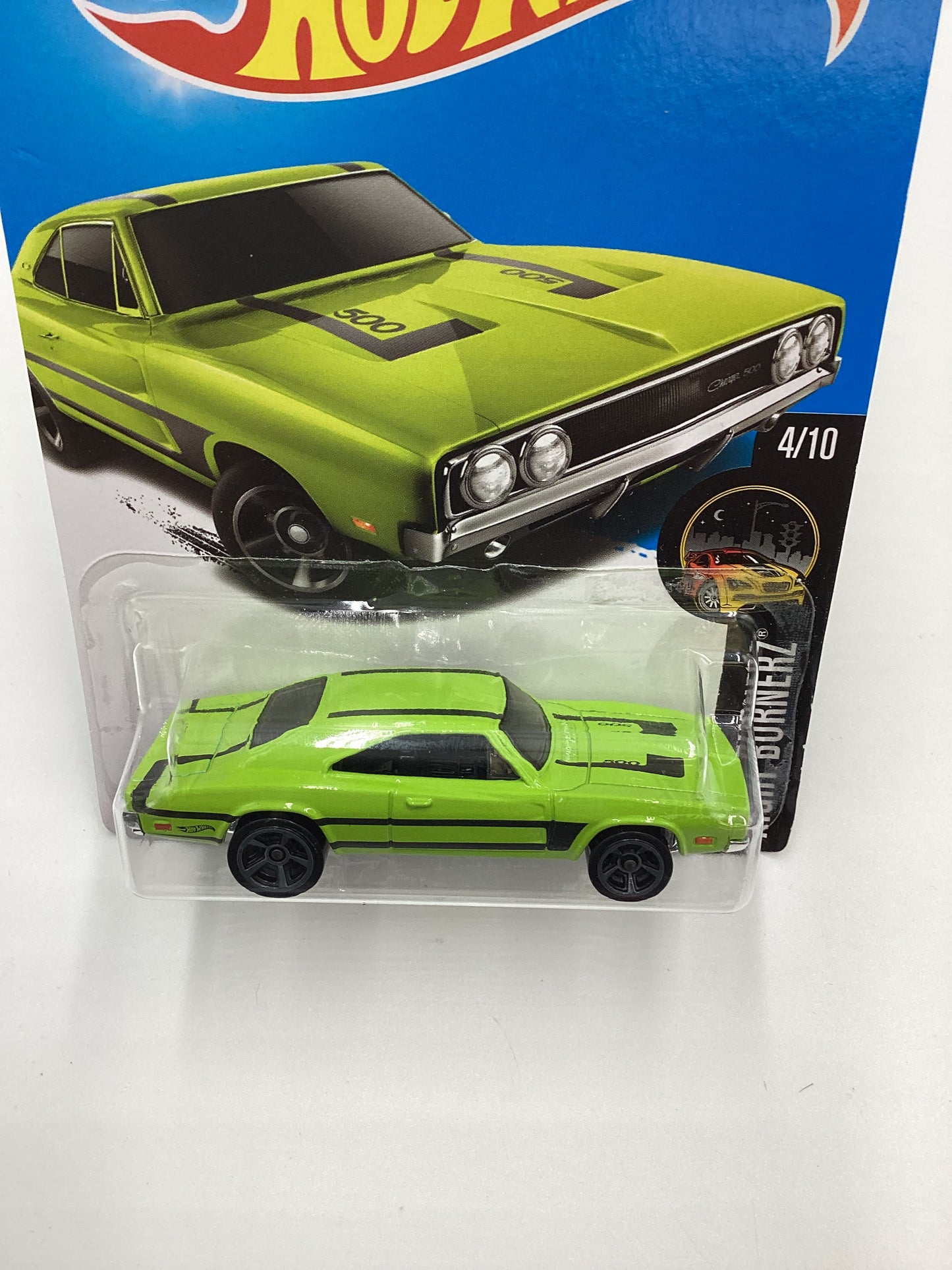 2019 Hot wheels #84 69 Dodge Charger 500 Light Green