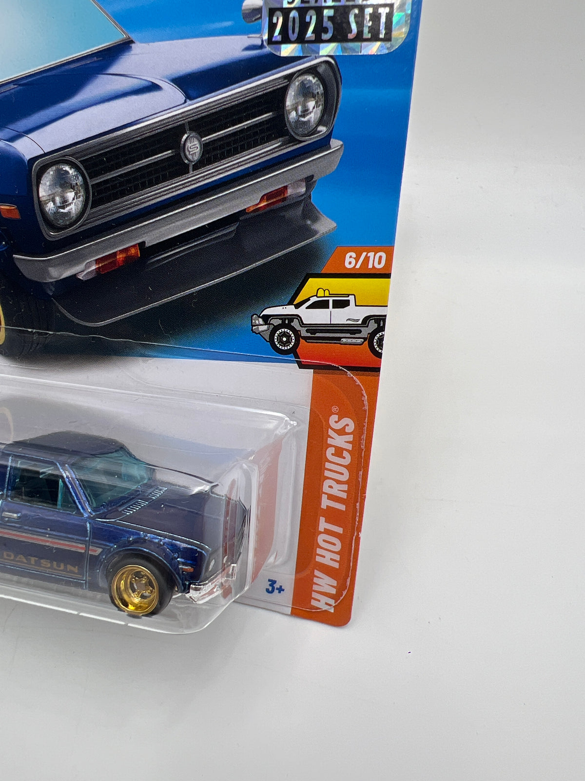 2025 Hot Wheels Factory Sealed Super Treasure Hunt #93 1975 Datsun Sunny Truck B120 Blue W/Protector
