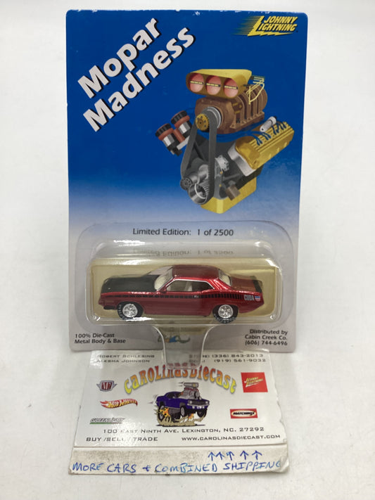 Johnny Lightning Mopar Madness 70 Cuda Red 1/2500 190E