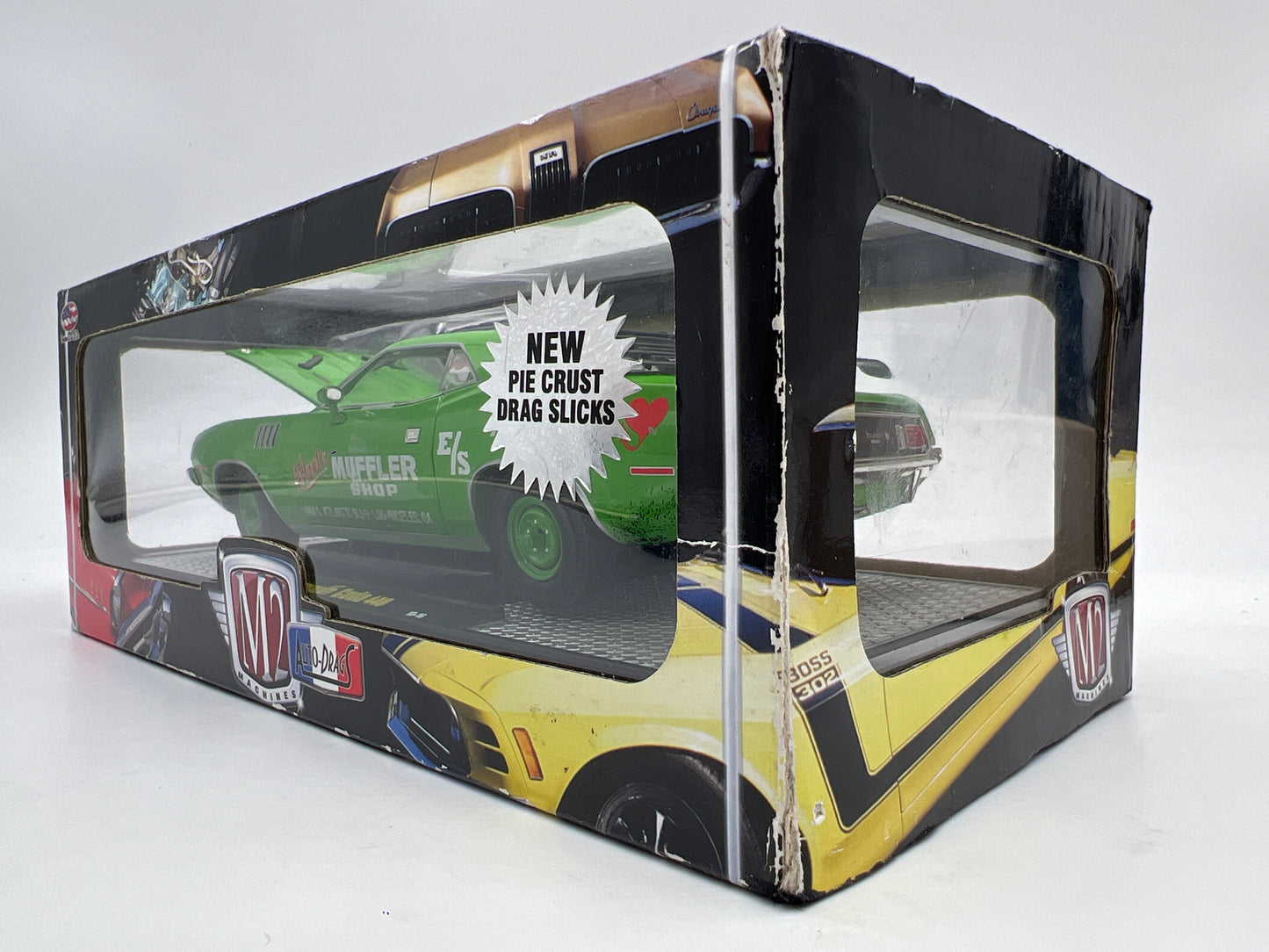 M2 Machines 1/24 10-16 Auto Drags 1971 Plymouth Cuda 440 Green VHTF