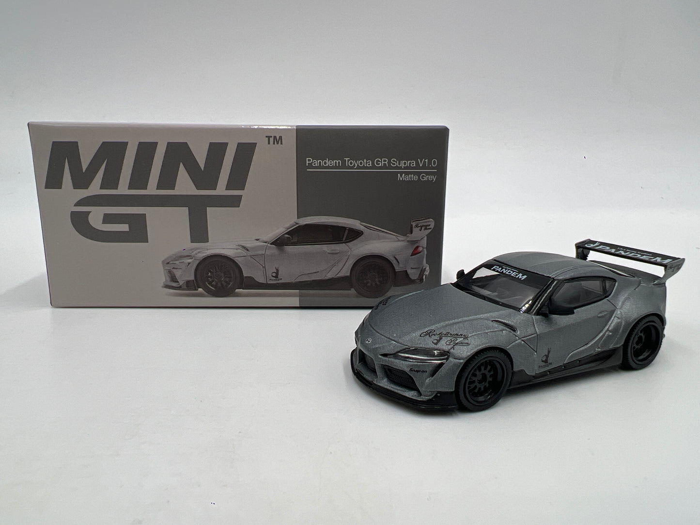Mini GT #250 Pandem Toyota GR Supra V1.0 Gray