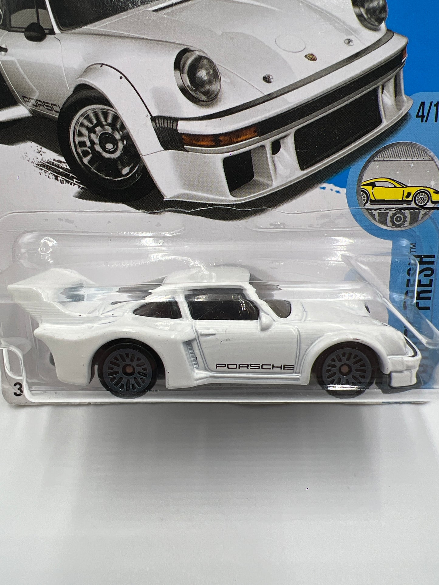 2017 Hot Wheels Factory Fresh #153 Porsche 934.5 White (Sticker On Card) 98B