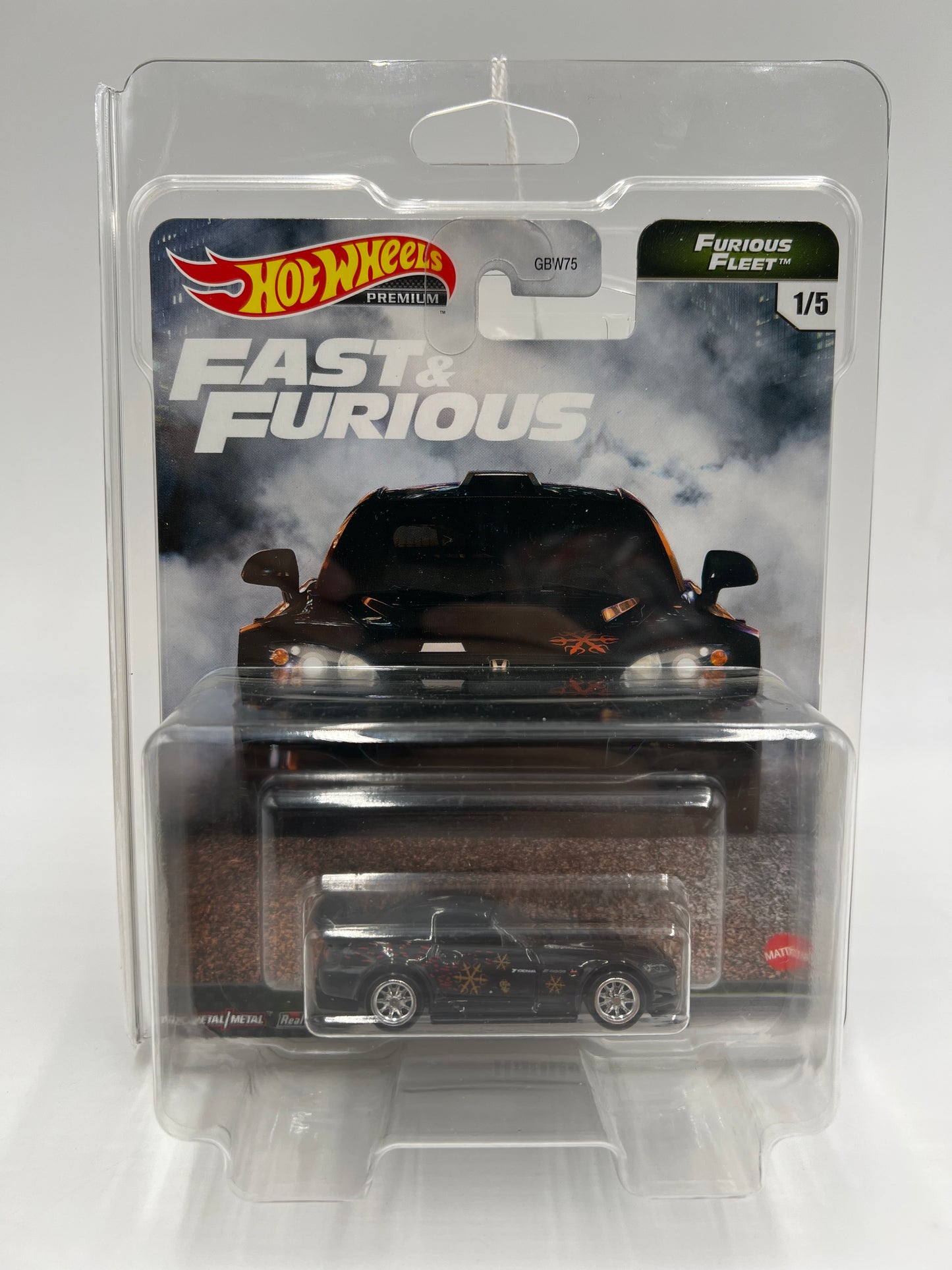 Hot Wheels Premium Fast & Furious Furious Fleet #1 Honda S2000 Black W/Protector 2