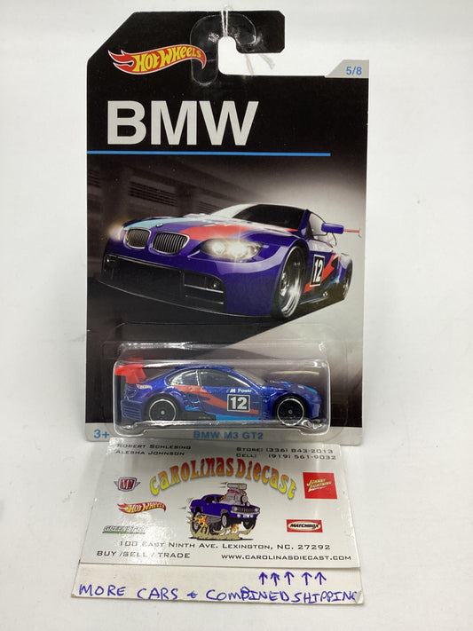 Hot Wheels BMW Series #5 BMW M3 GT2 Blue Walmart Exclusive 152D