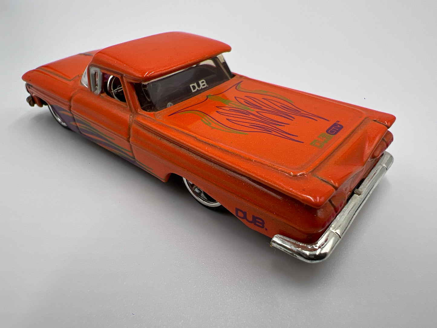 Jada Toys Dub City 1959 Chevy El Camino Orange Loose