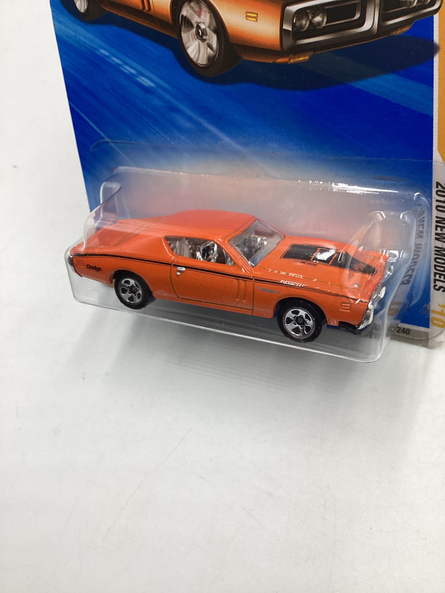 2010 Hot Wheels New Models #36 71 Dodge Charger Orange 59G