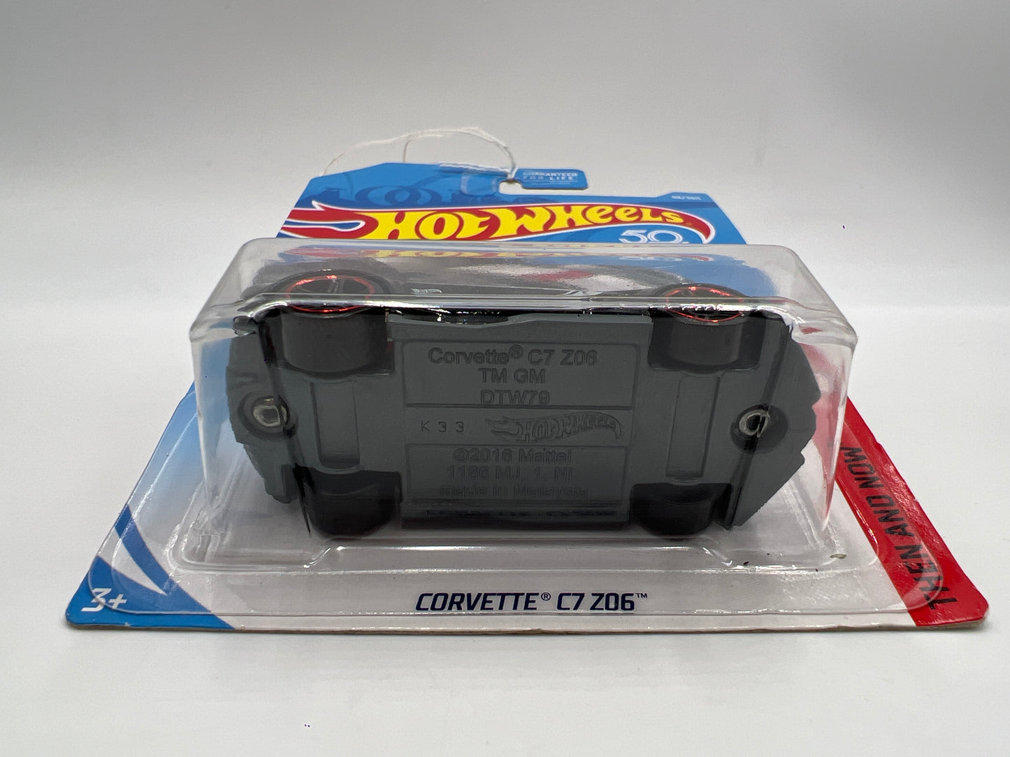 2018 Hot Wheels Then And Now #48 Corvette C7 Z06 Black 7B