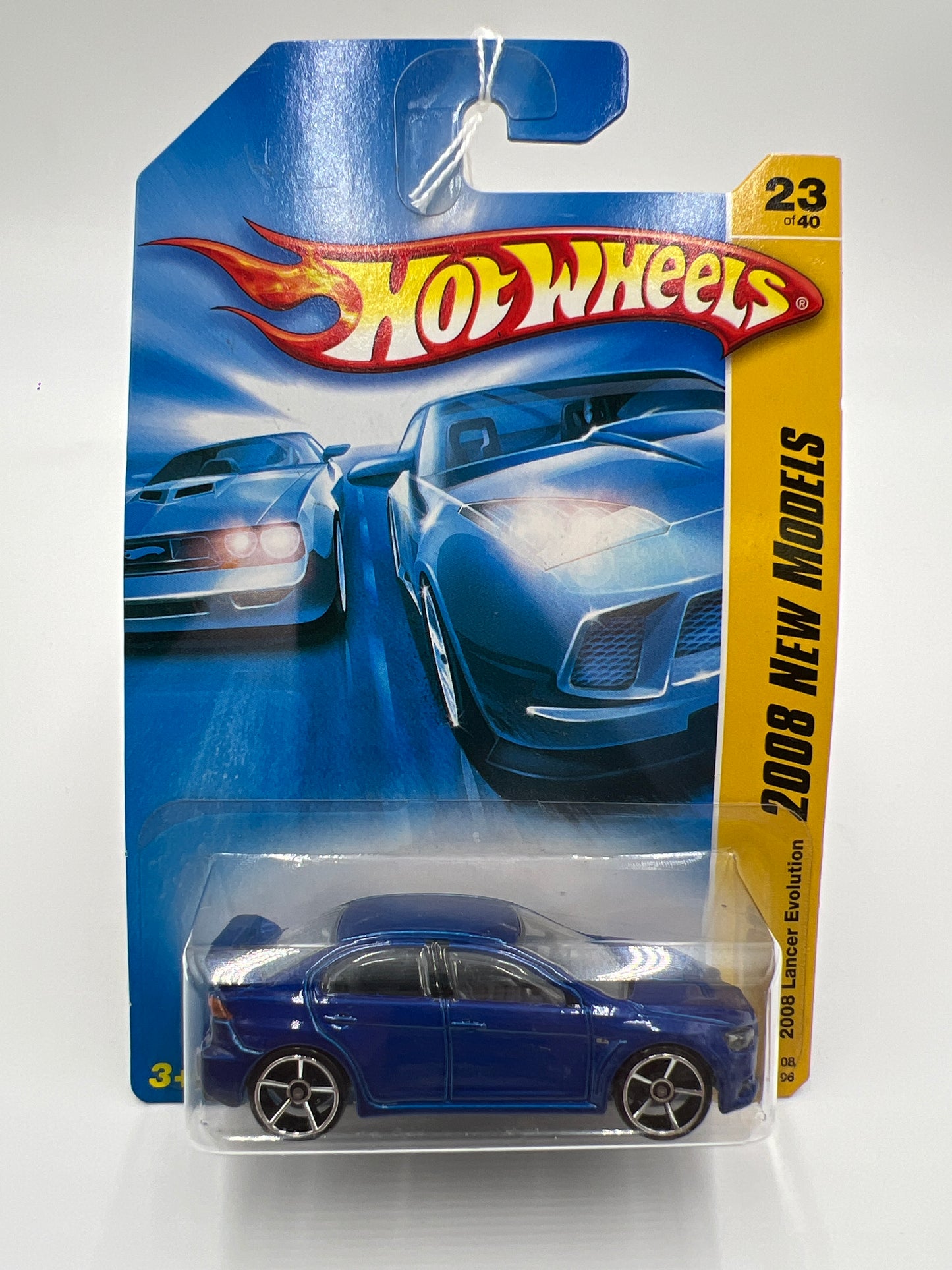 2008 Hot Wheels New Models #23 2008 Lancer Evolution Blue