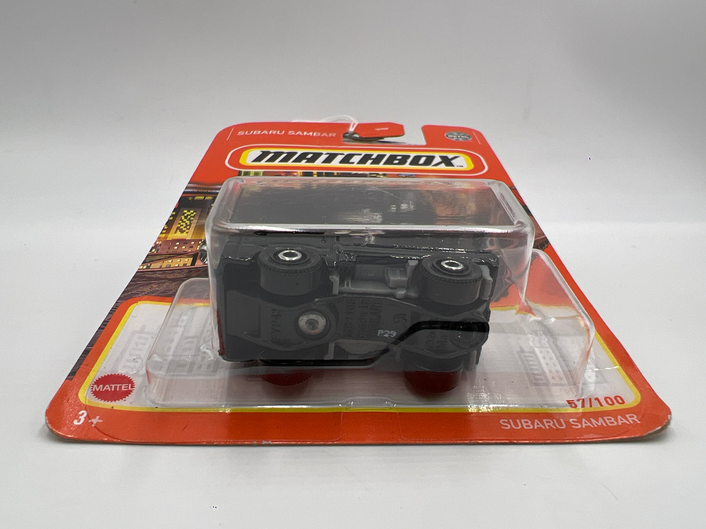Matchbox #57 Subaru Sambar Blackout 211N