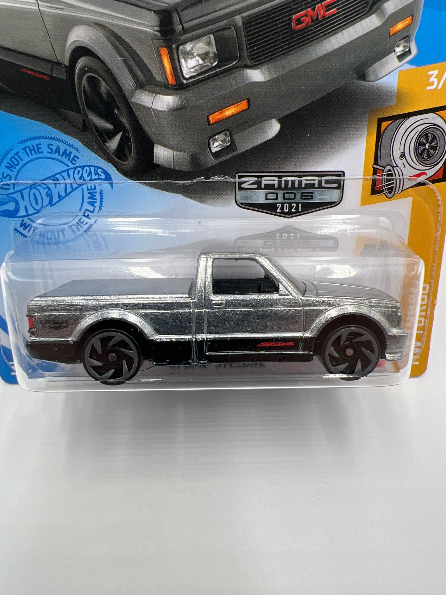 2021 Hot Wheels Walmart Exclusive Zamac 6 #92 91 GMC Syclone W/Protector