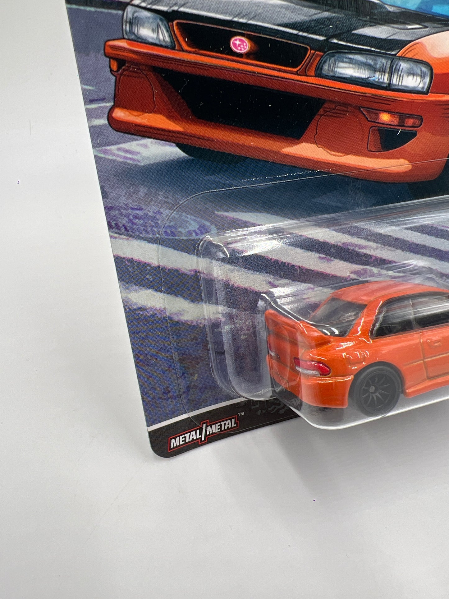 Hot Wheels Premium Ronin Run #4 98 Subaru Impreza 22B-STi Version Orange 243C