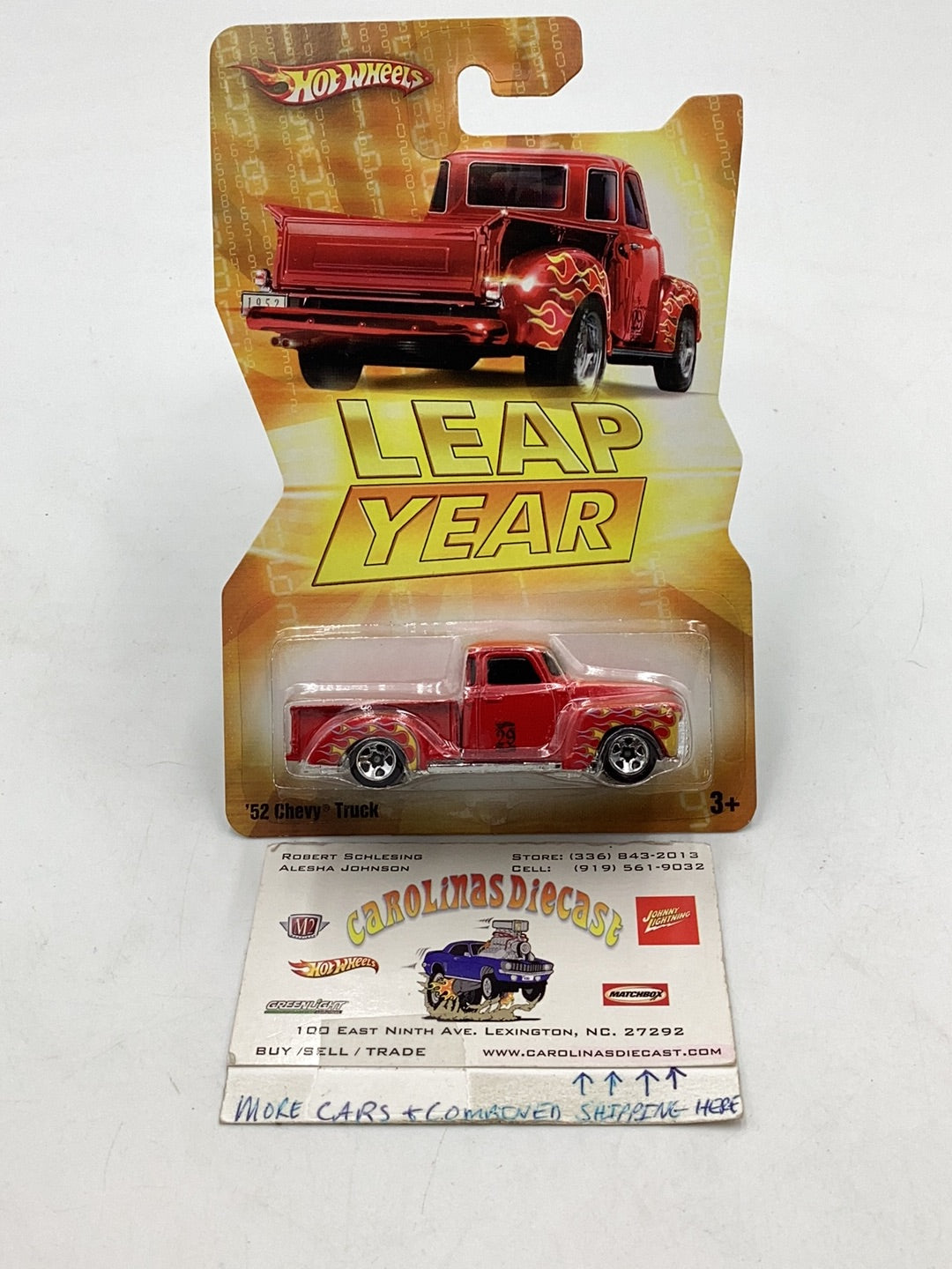 Hot Wheels Leap Year 52 Chevy Truck with protector