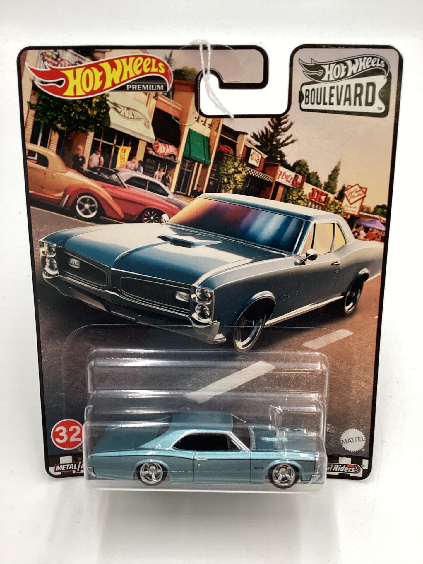 Hot Wheels Boulevard #32 66 Pontiac GTO Light Blue 260H